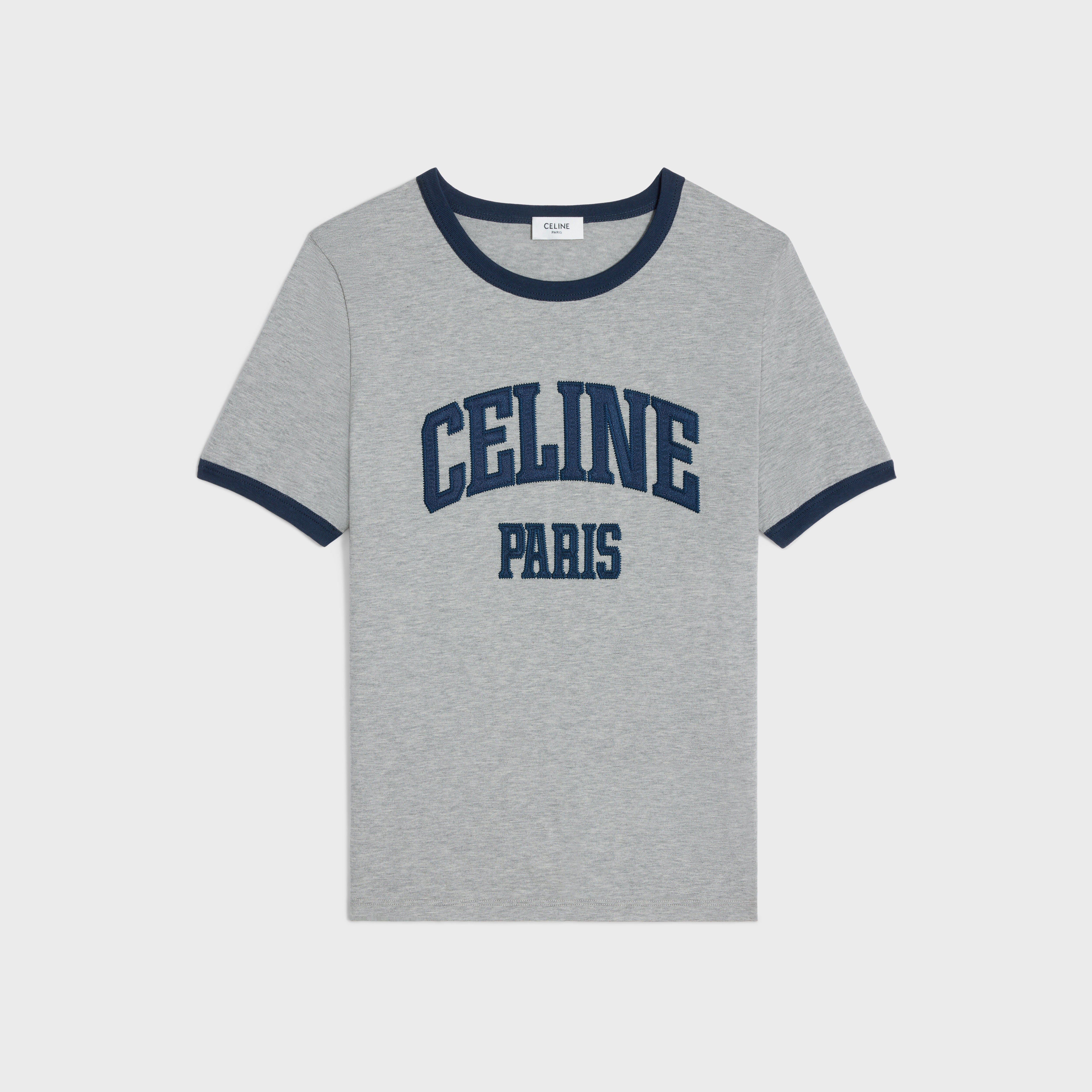 CELINE celine paris 70 s T shirt in cotton jersey REVERSIBLE