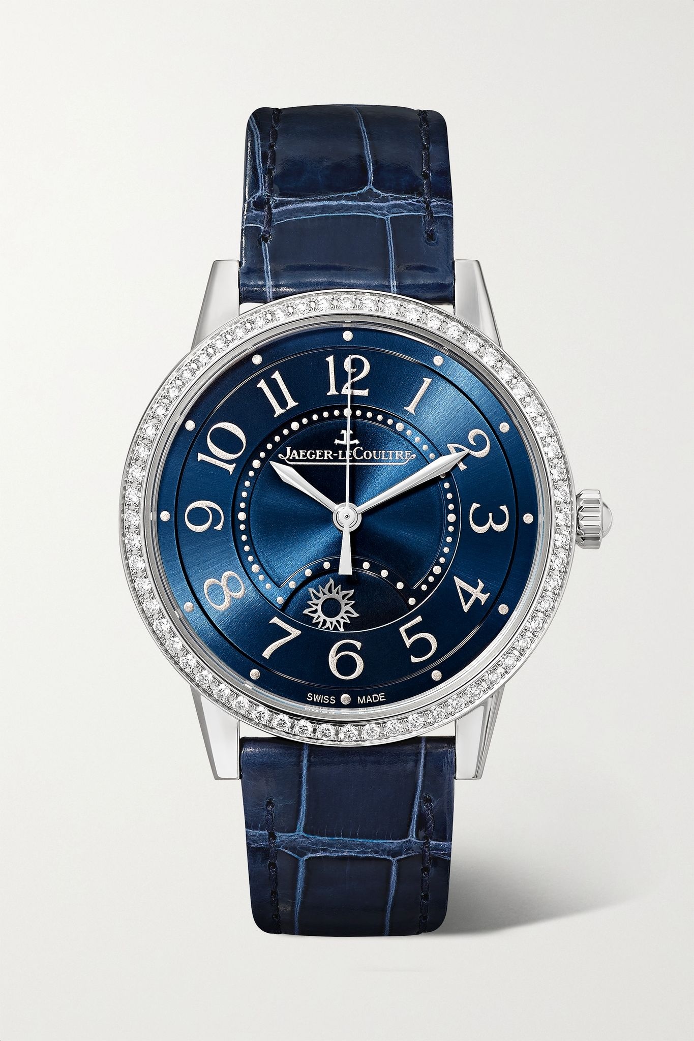 Rendez-Vous Night & Day 34mm medium automatic stainless steel, alligator and diamond watch - 1