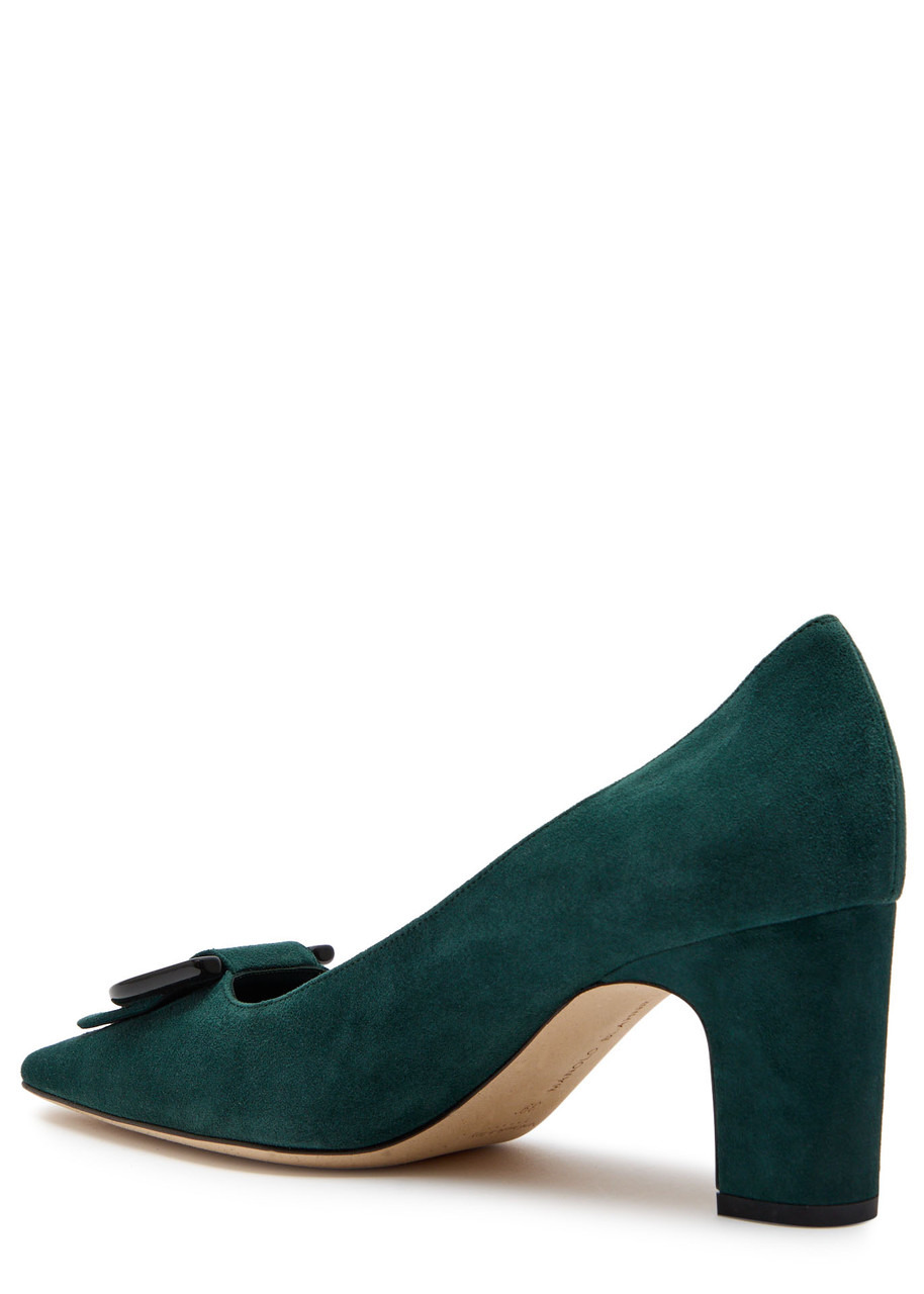 Manolo Blahnik Beti 70 Suede Pumps - 2