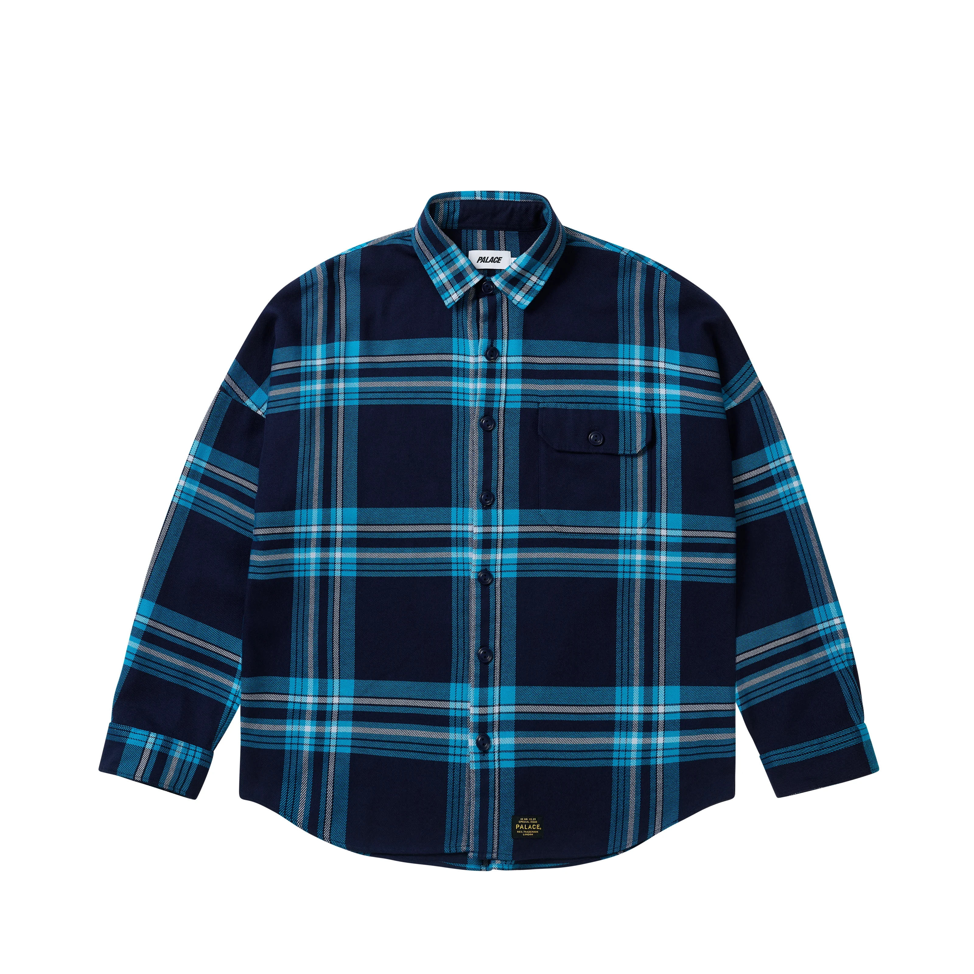 SURPLUS FLANNEL SHIRT NAVY - 1