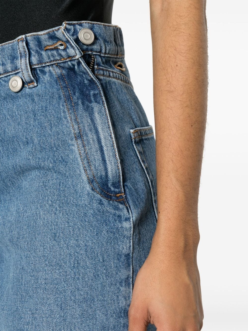 denim mini skirt - 5