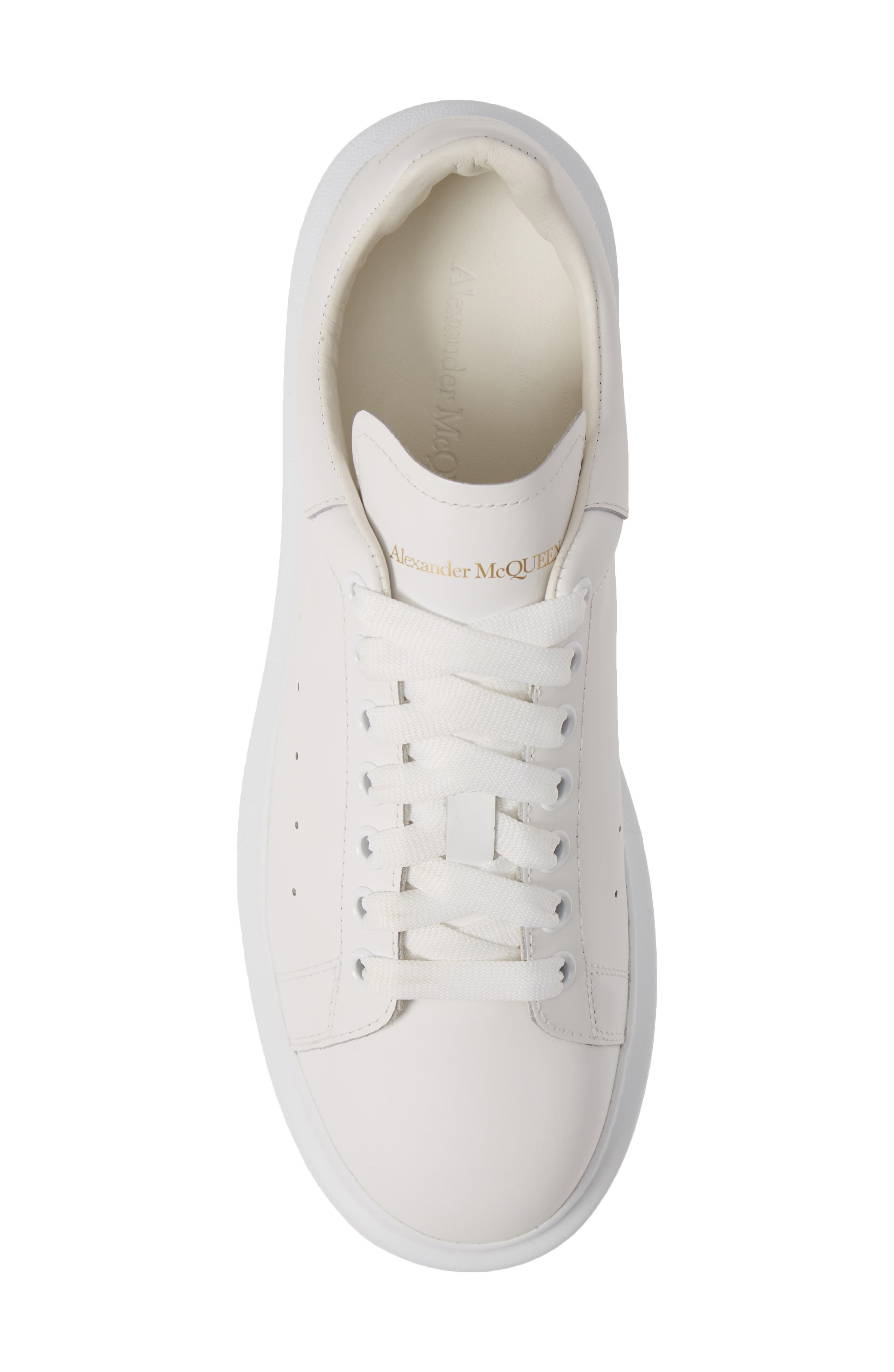 McQueen Oversize Sneaker in White/White at Nordstrom - 5