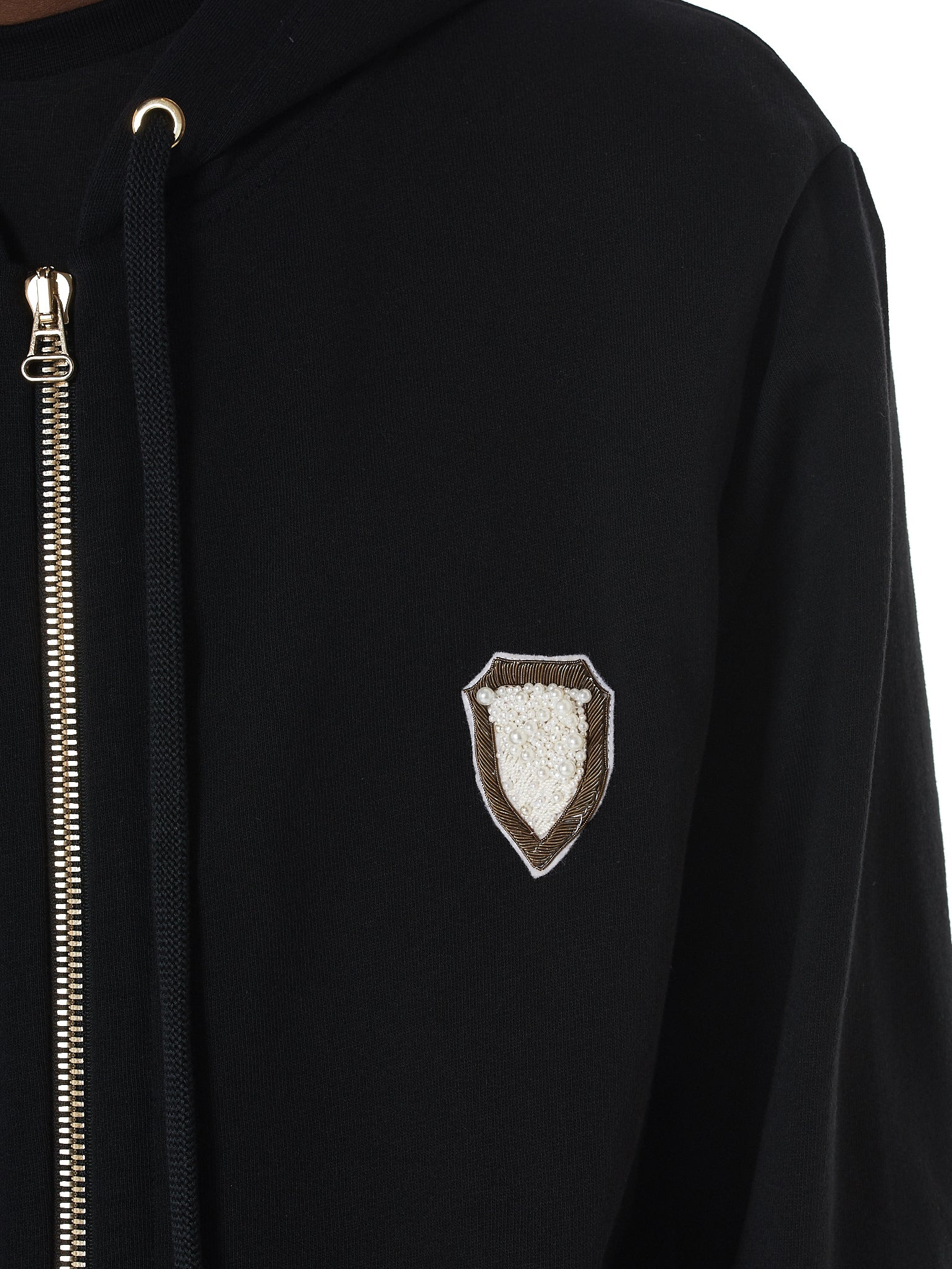 Pearl Crest Hooded Logo Sweater - 6