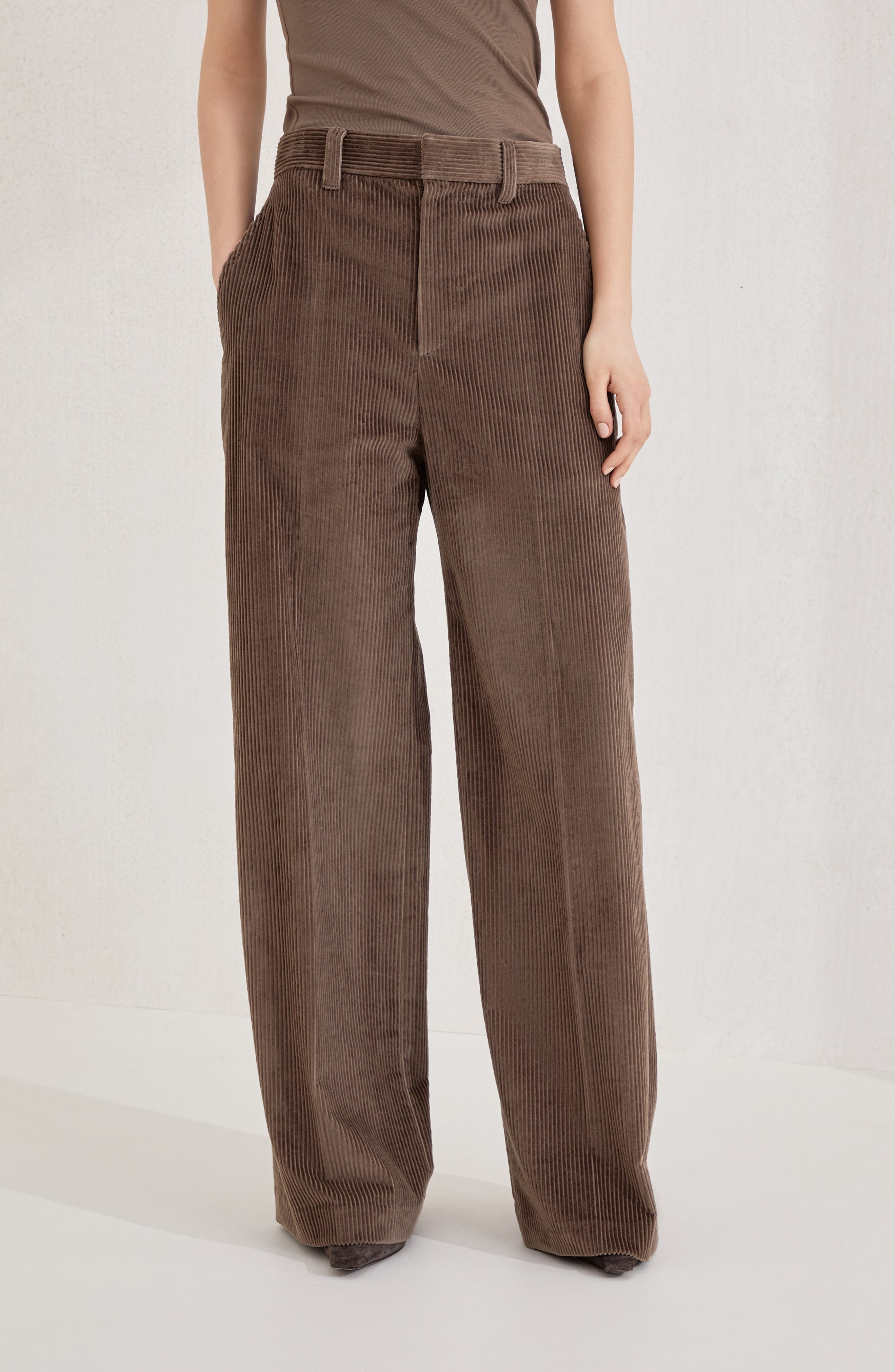 Brunello Cucinelli Loose trousers in Brown at Nordstrom - 2