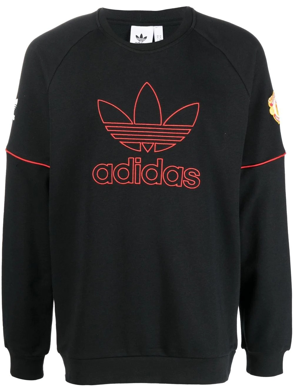 embroidered-logo cotton sweatshirt - 1