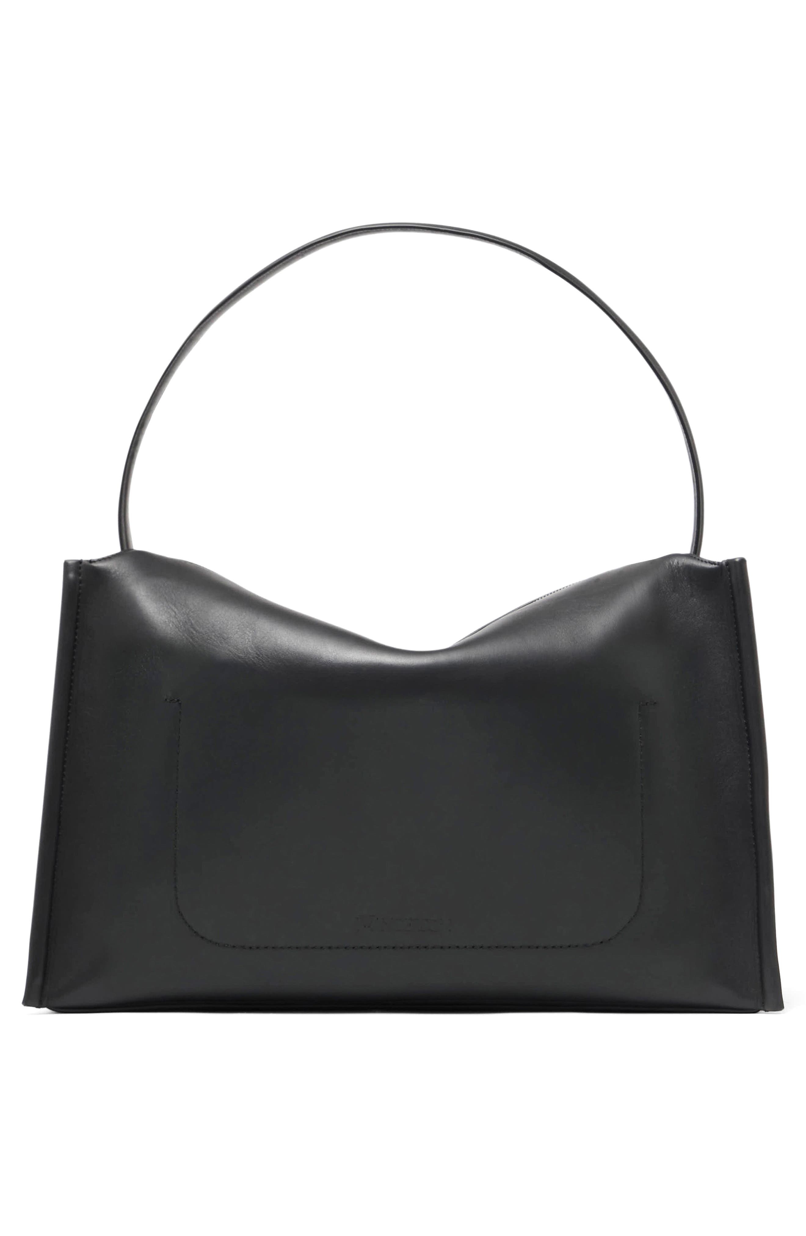 JW Anderson Large Loafer Leather Top Handle Bag in Black at Nordstrom - 2
