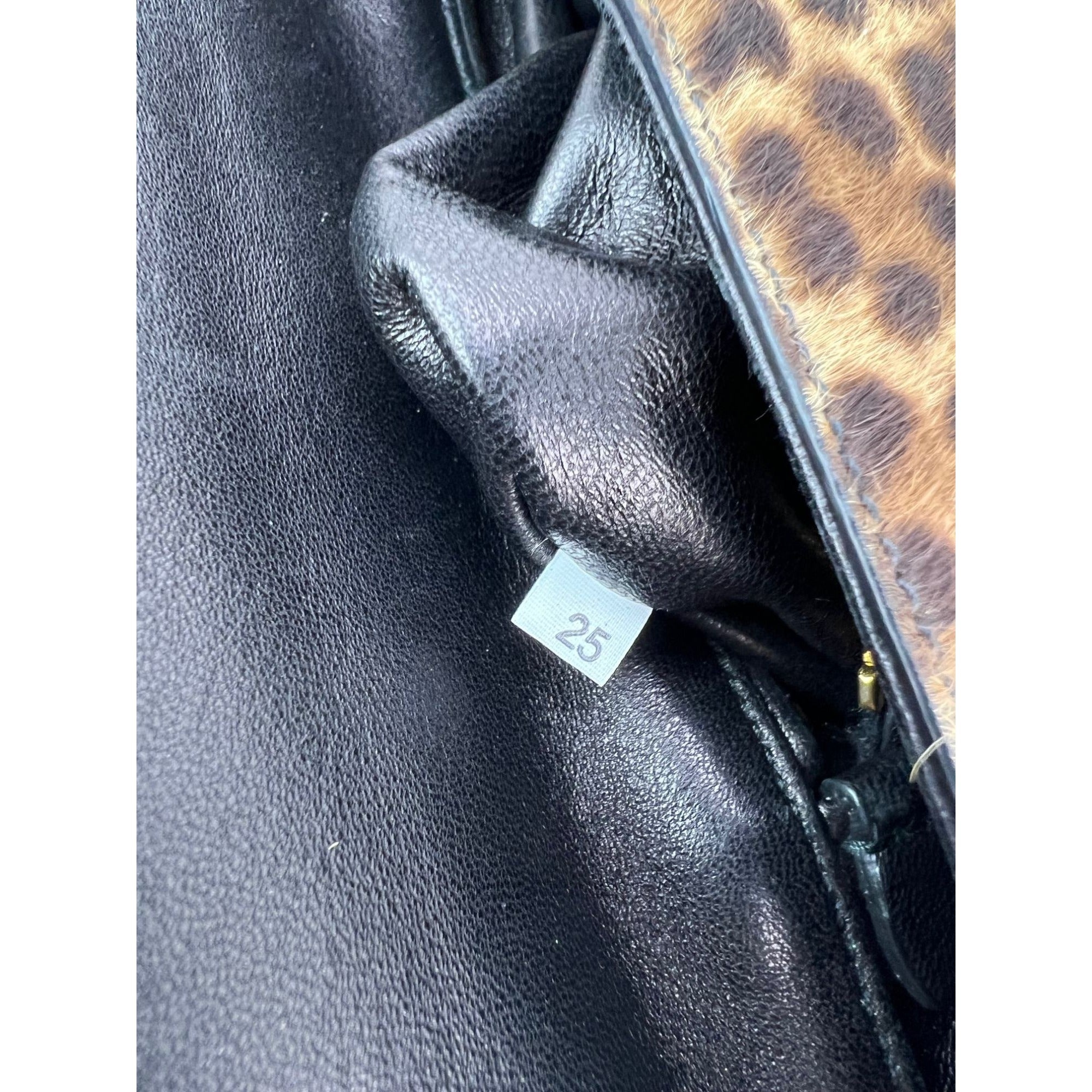 Prada Cavallino Leopard calf Hair Shoulder Bag - 13