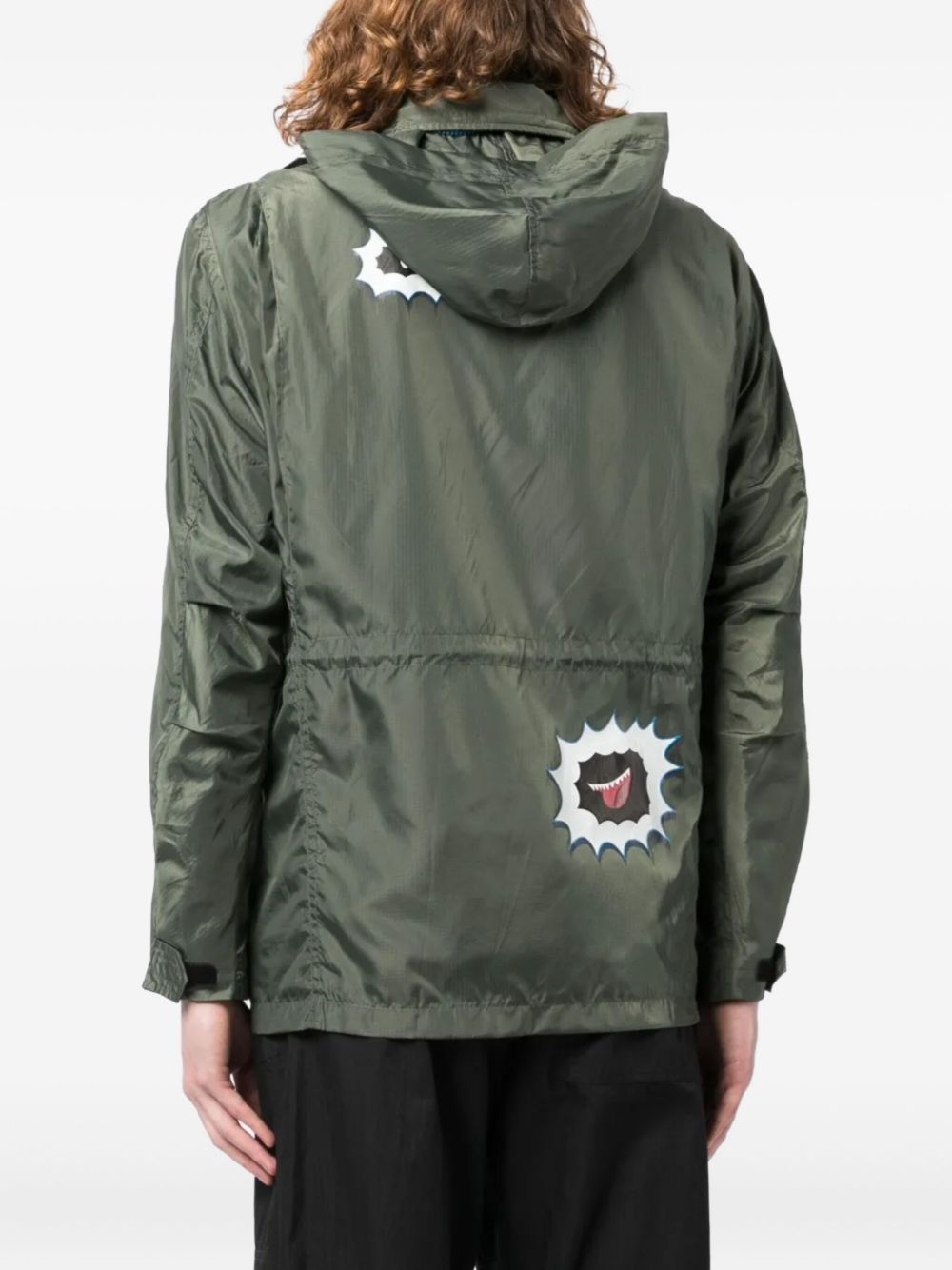 graphic-print hooded jacket - 4