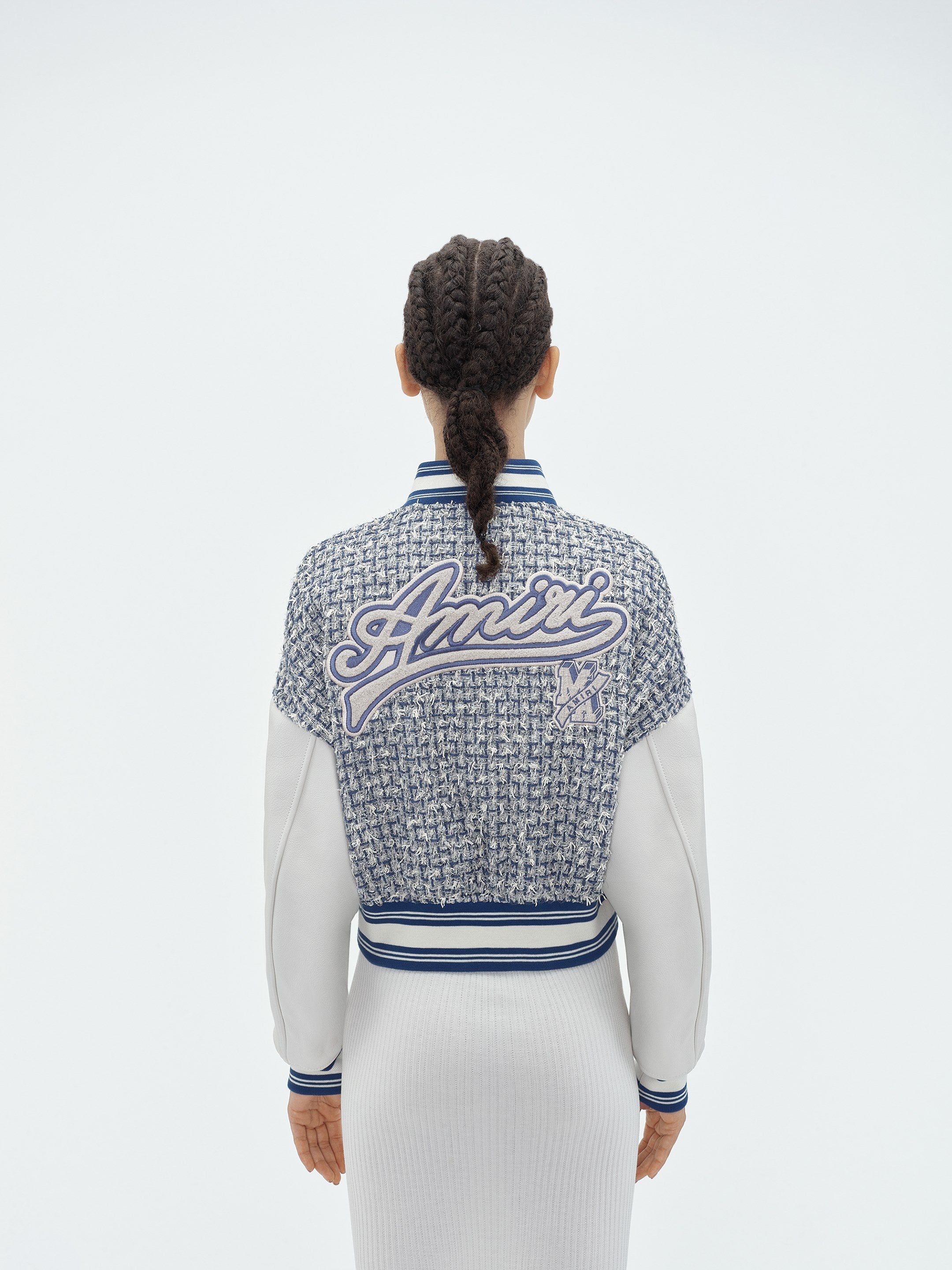 BOUCLE VARSITY JACKET - 5