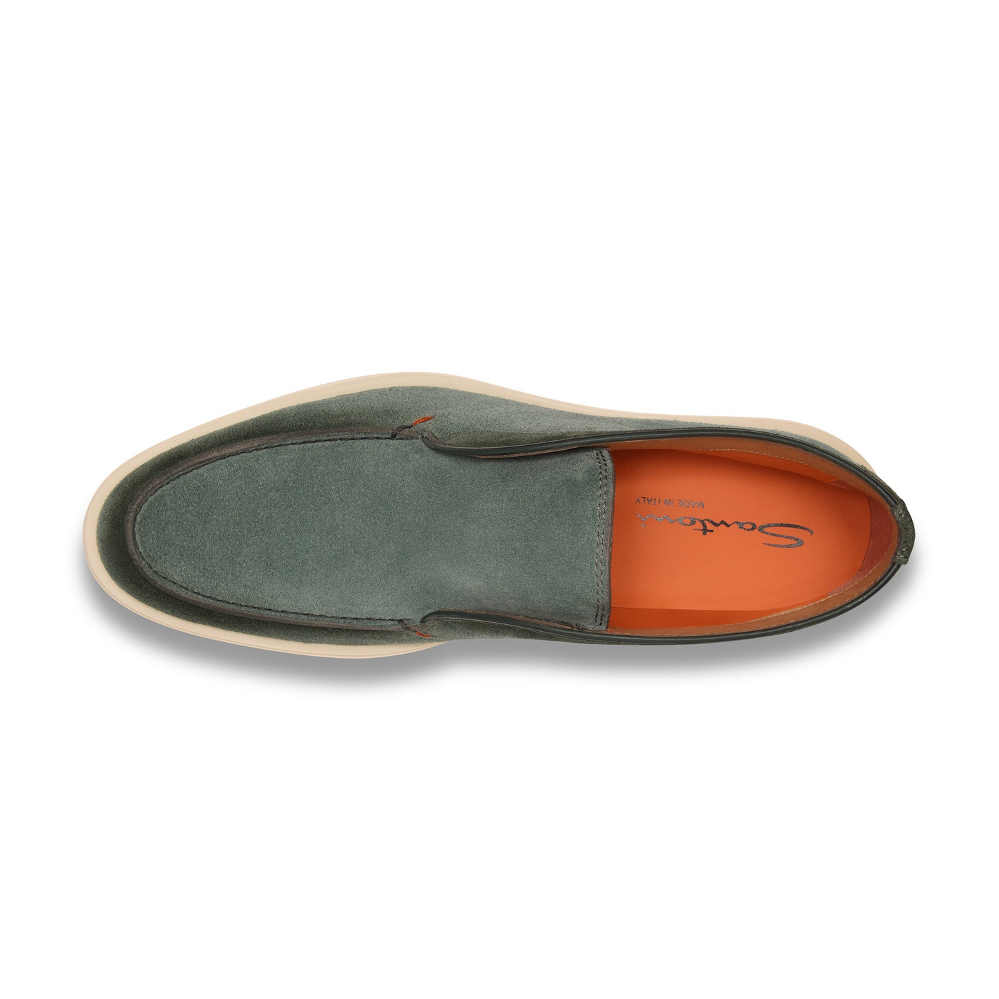 Men's petrol green suede desert boot - 4