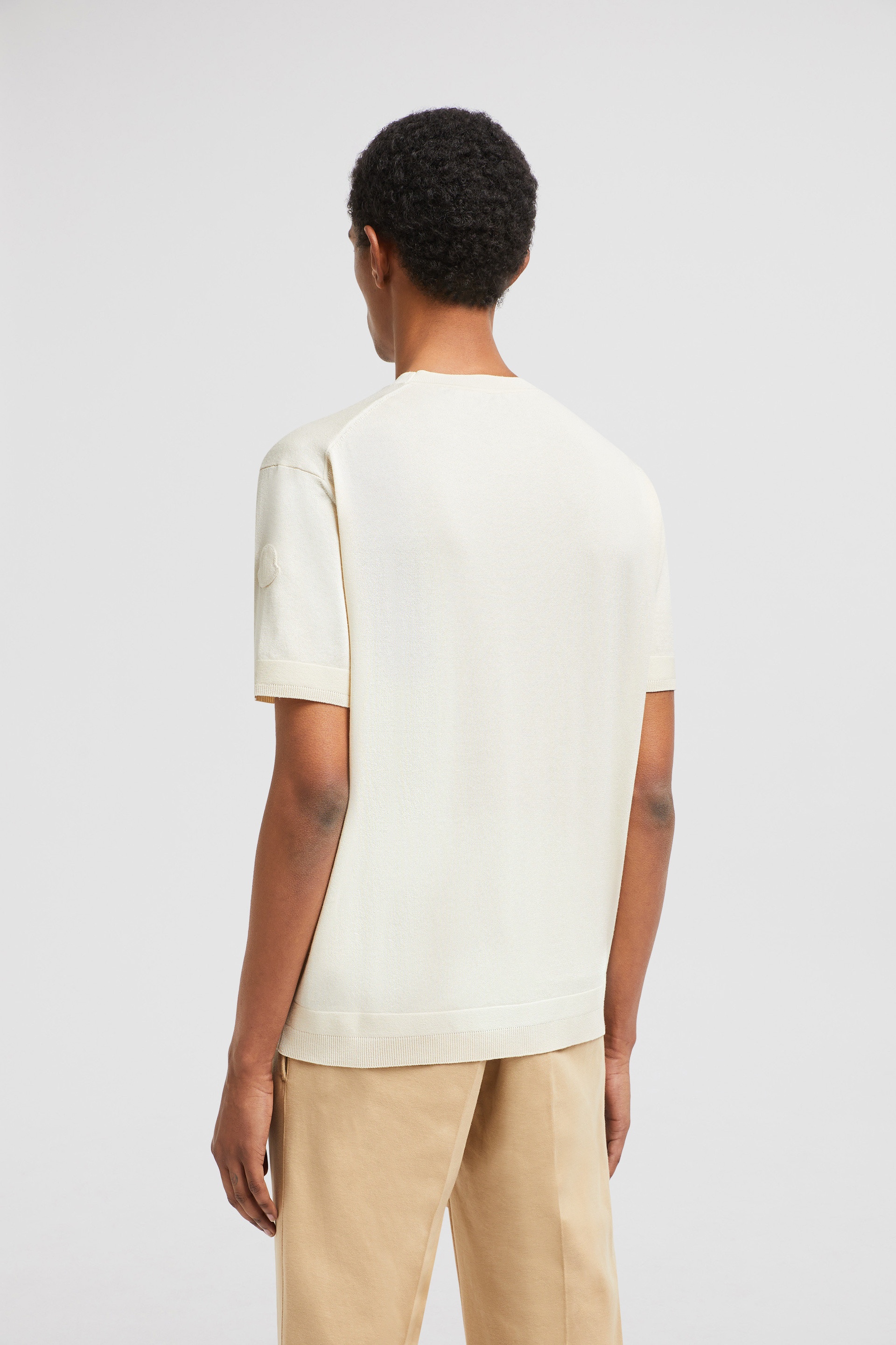 Silk & Cotton Knit T-Shirt - 5