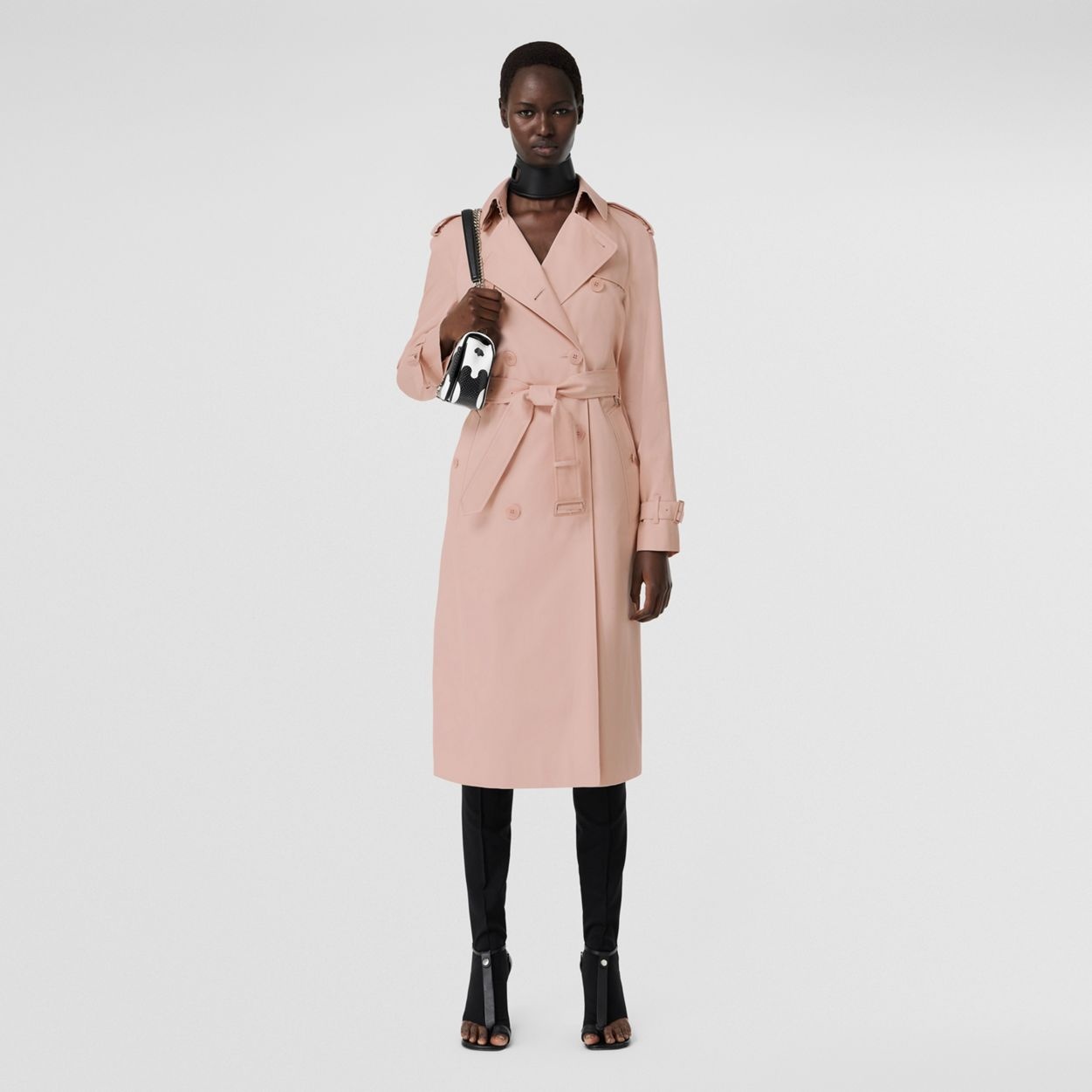 Cotton Gabardine Trench Coat - 1