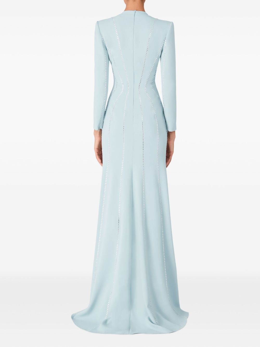 Victoire rhinestone-embellished maxi gown - 3