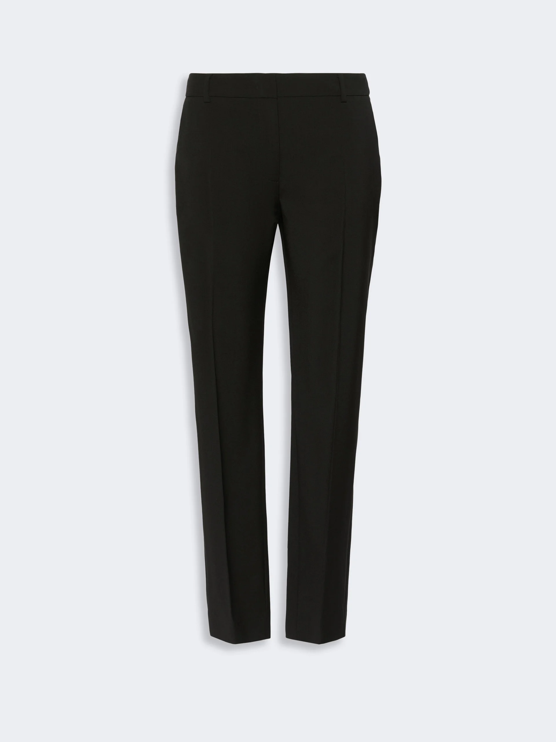 CANON Stretch wool cigarette trousers - BLACK - 1