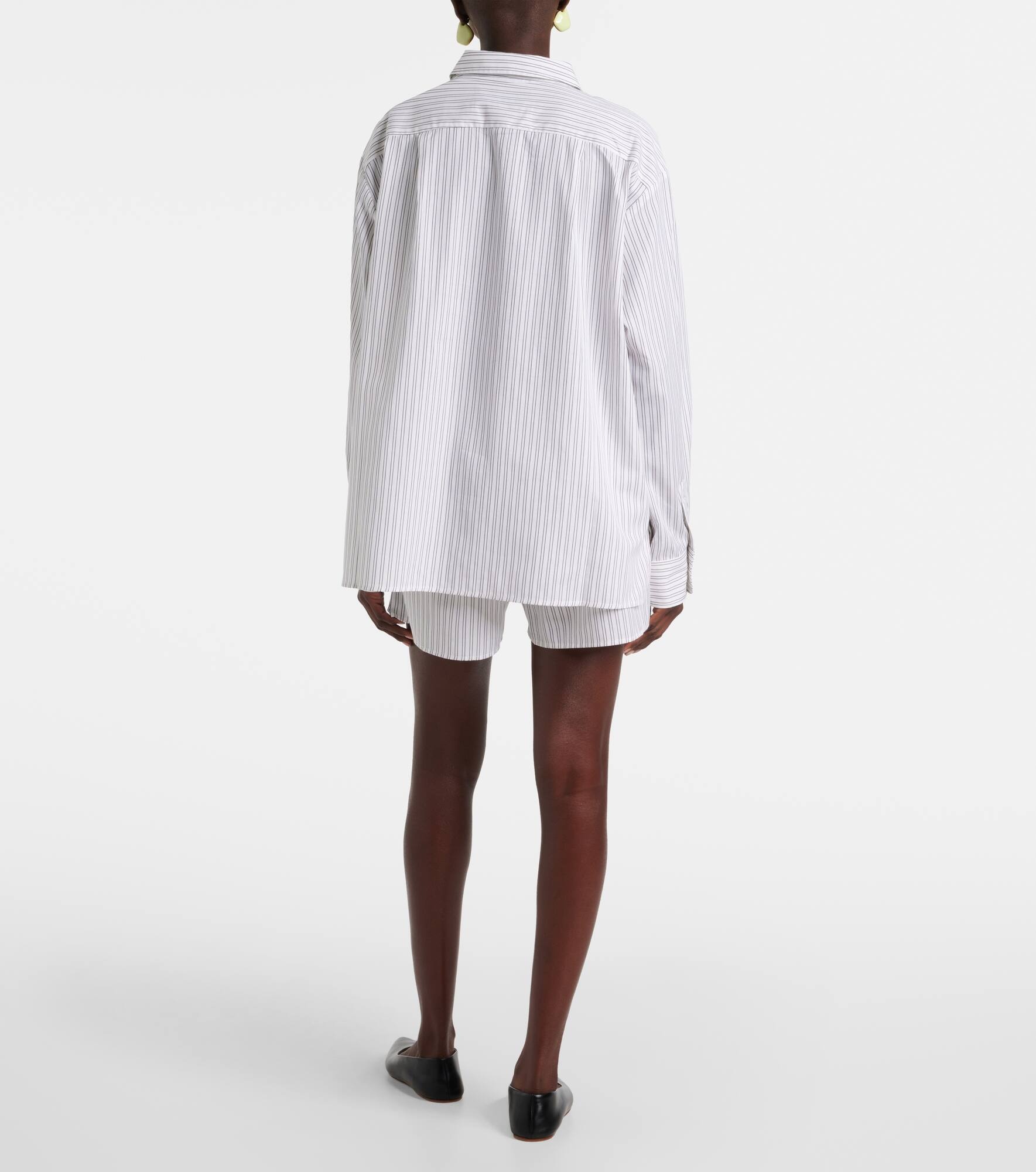 Maya striped cotton-blend shirt - 3