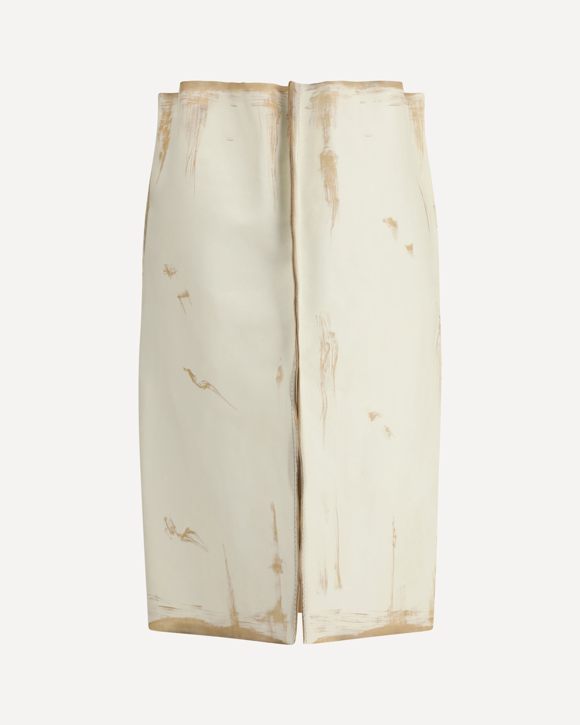 Midi Leather Skirt - 2