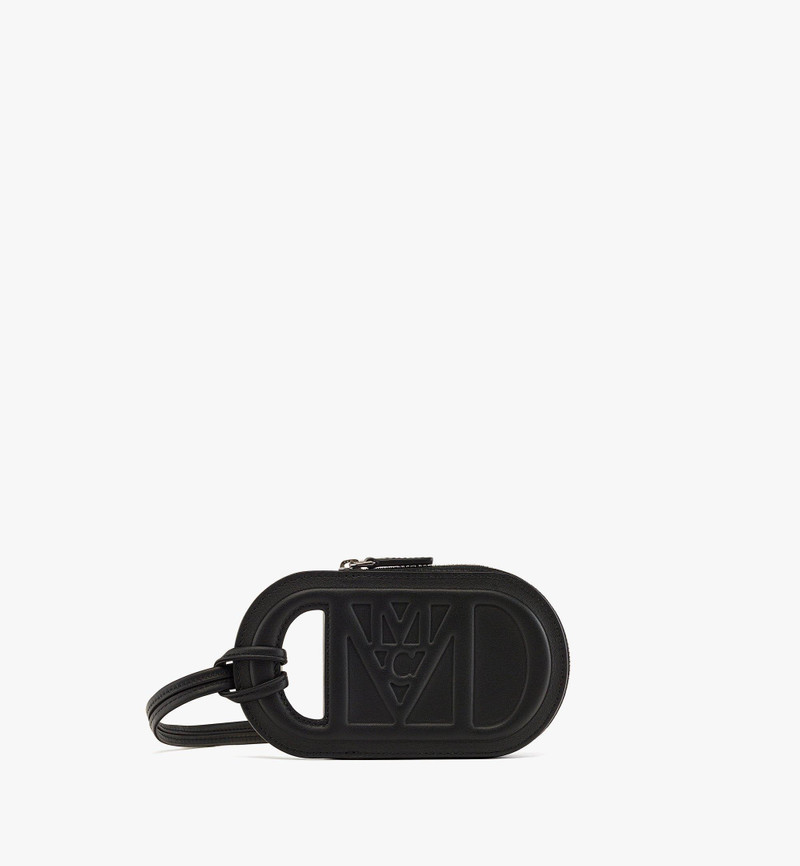 Mode Travia Logo Card Holder in Spanish Nappa Leather 1