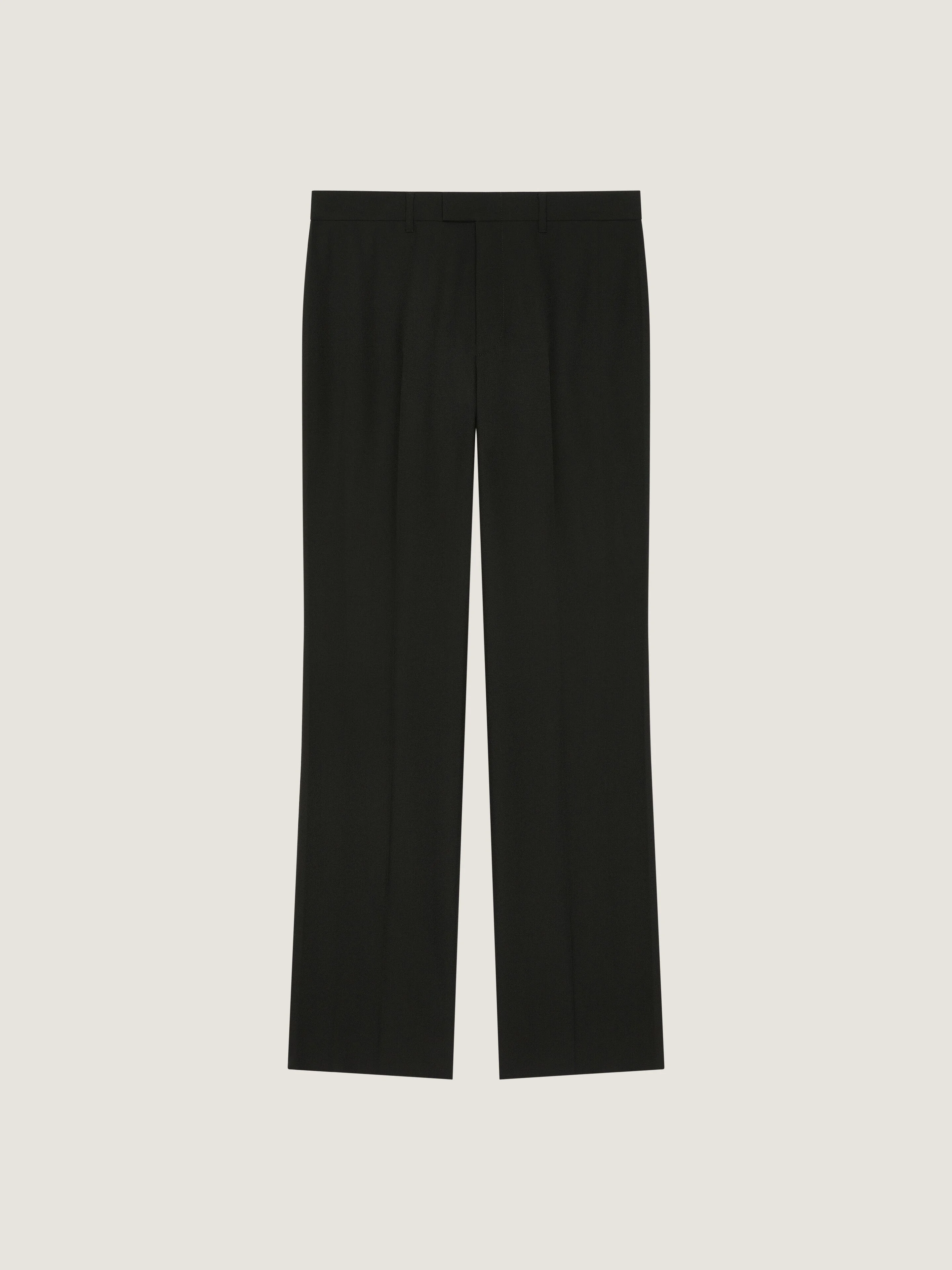 SLIM FIT TAILORED PANTS IN WOOL AND MOHAIR - 1