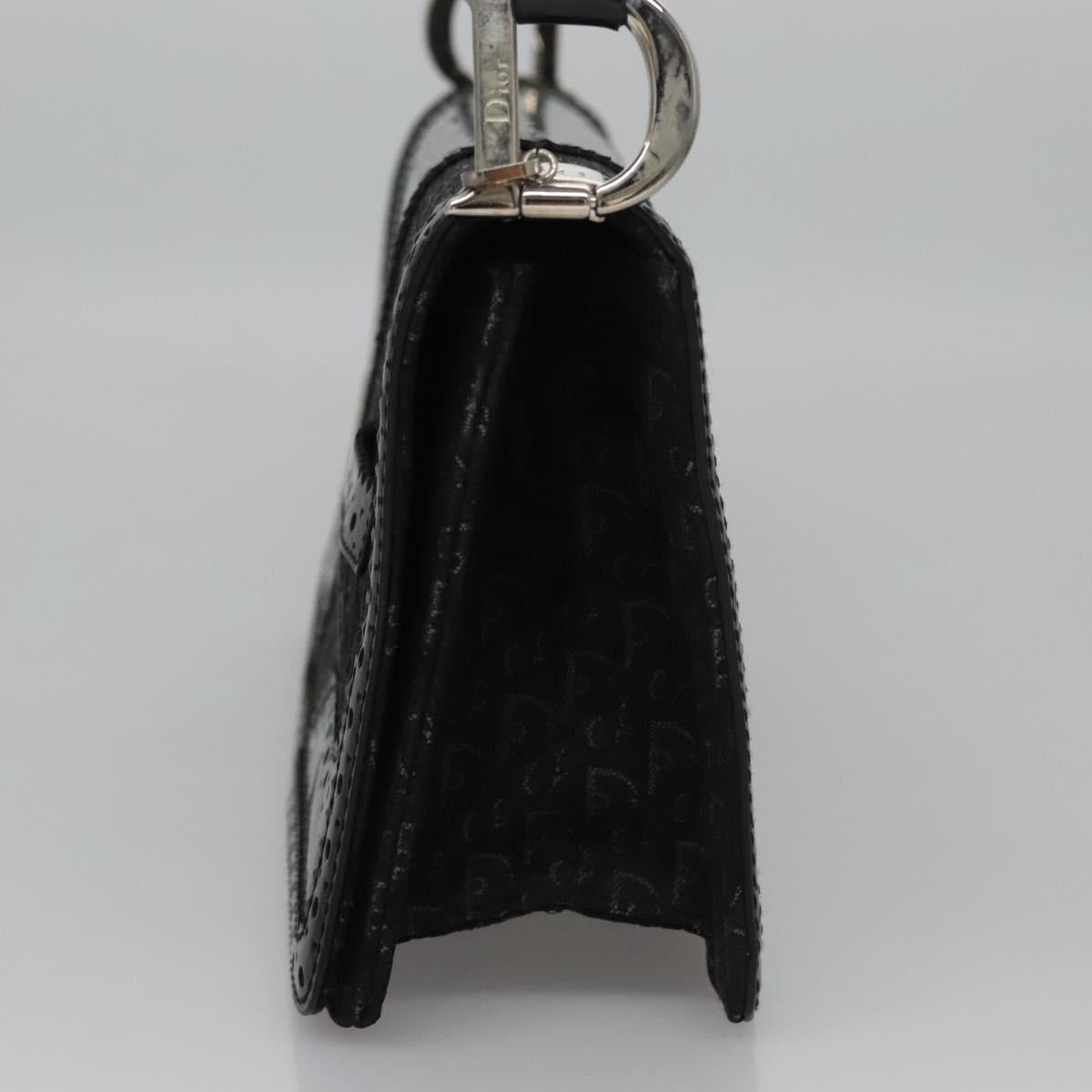 DIOR Trotter Canvas Hand Bag Black - 3