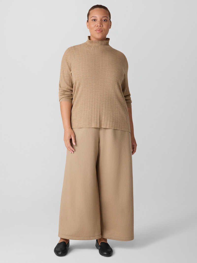 Superfine Merino Turtleneck Top in Regenerative Wool 6
