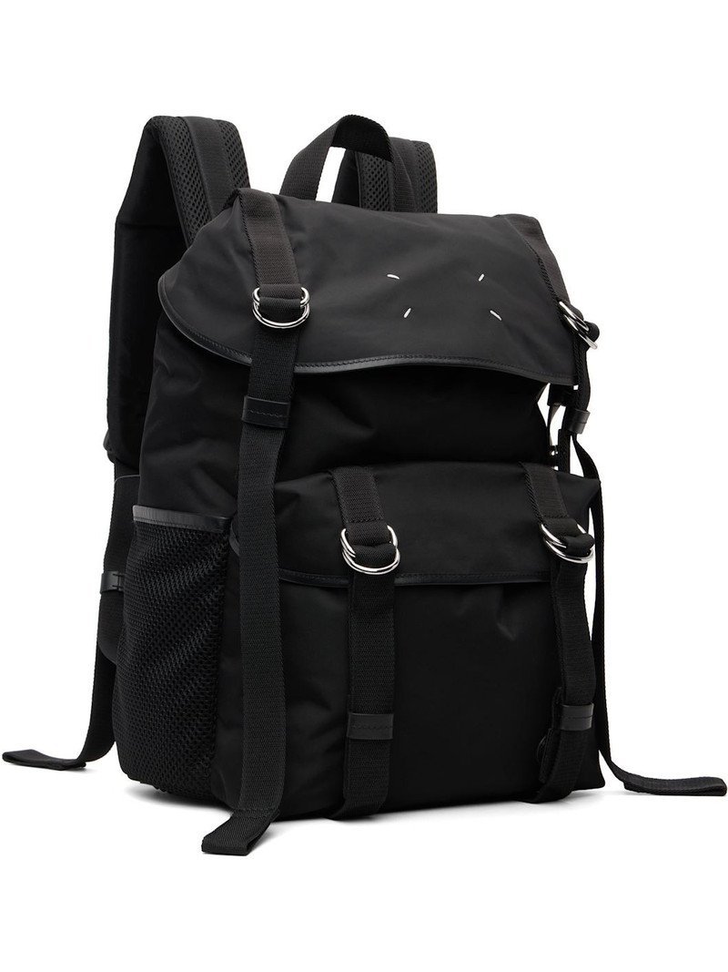 Maison Margiela Black High Tech Medium Backpack outlook