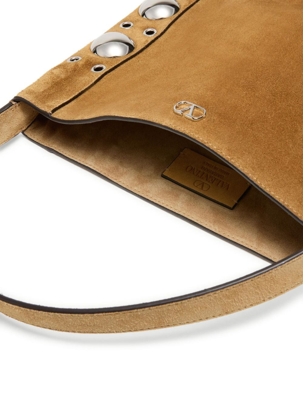 fringed suede crossbody bag - 7