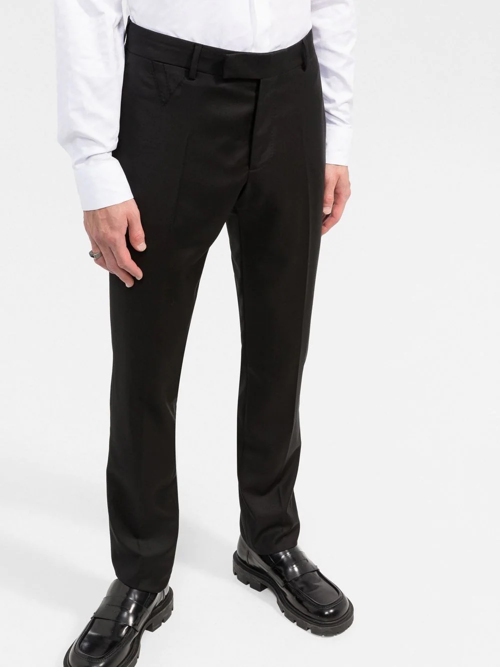 wool tailored trousers - 3