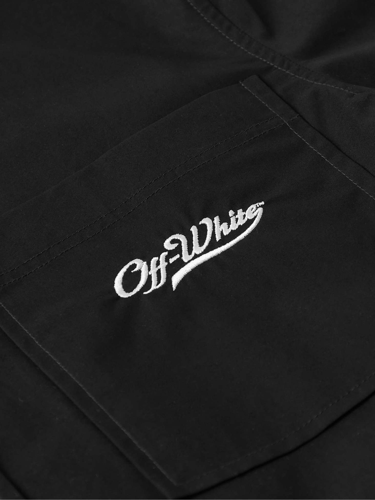 Wave Off Logo-Embroidered Cotton Shirt - 4