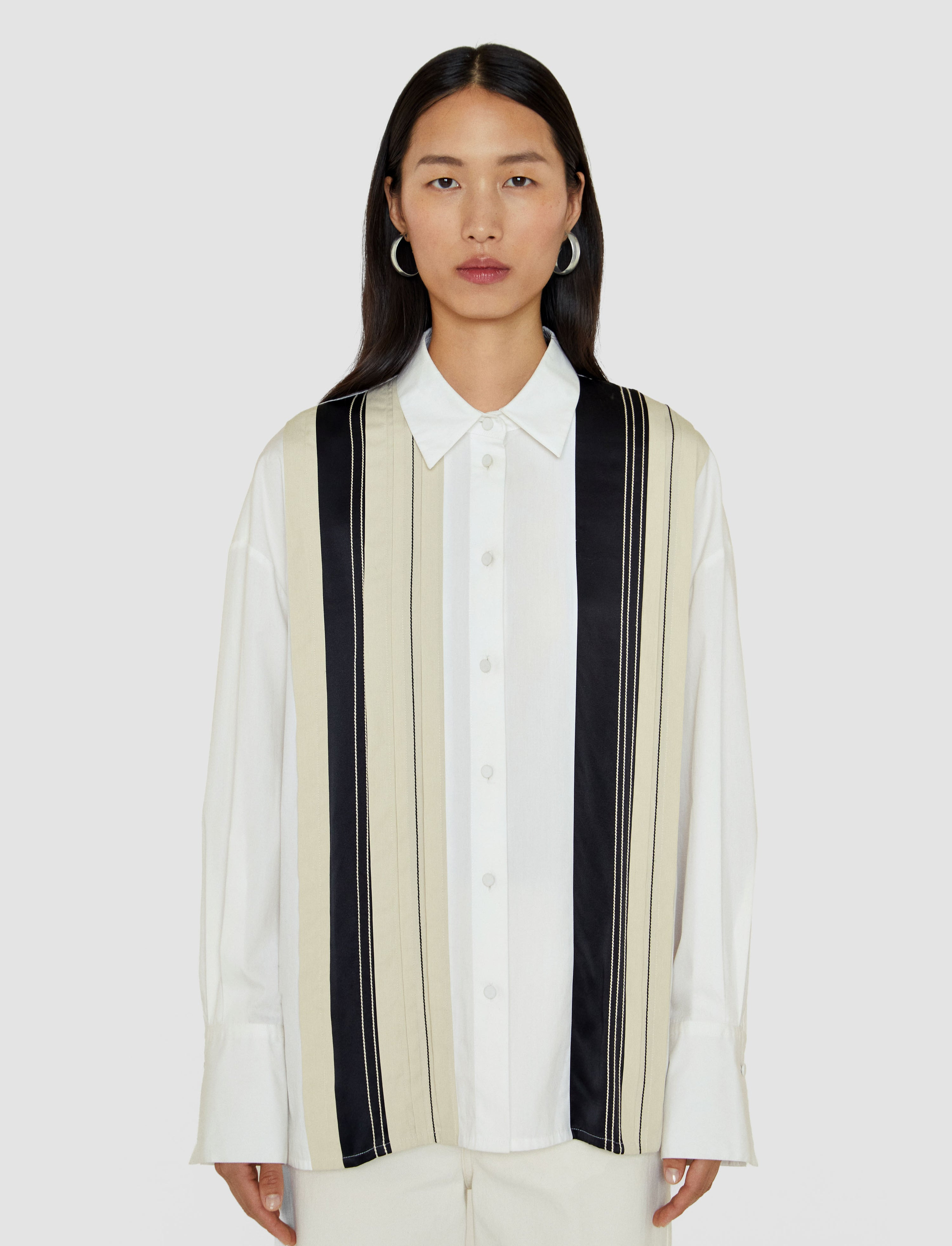 Bacar Poplin Colour Block Shirt - 3