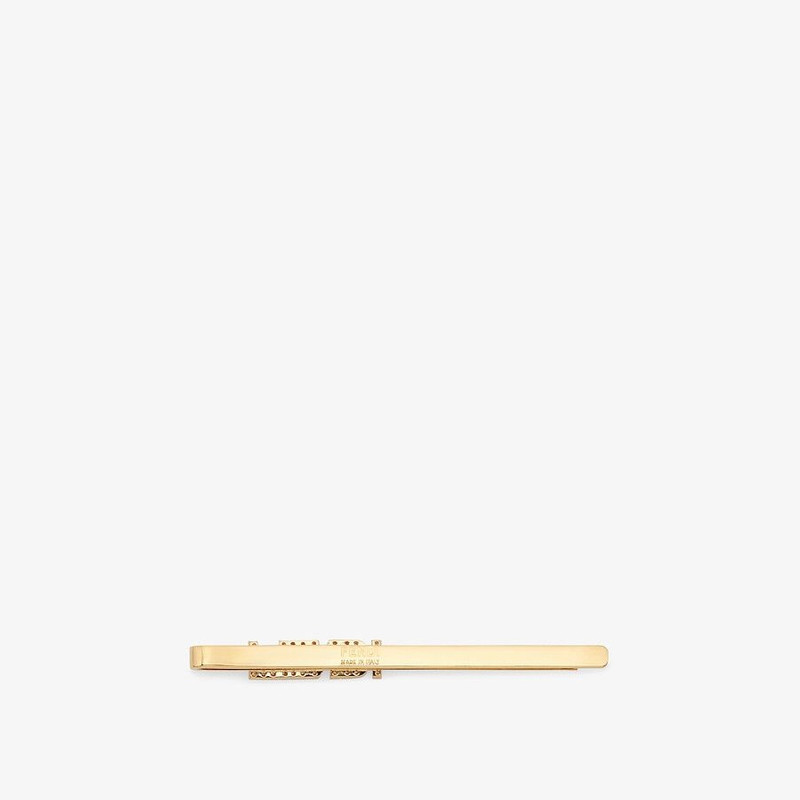 FENDI Gold-colored hair clip outlook