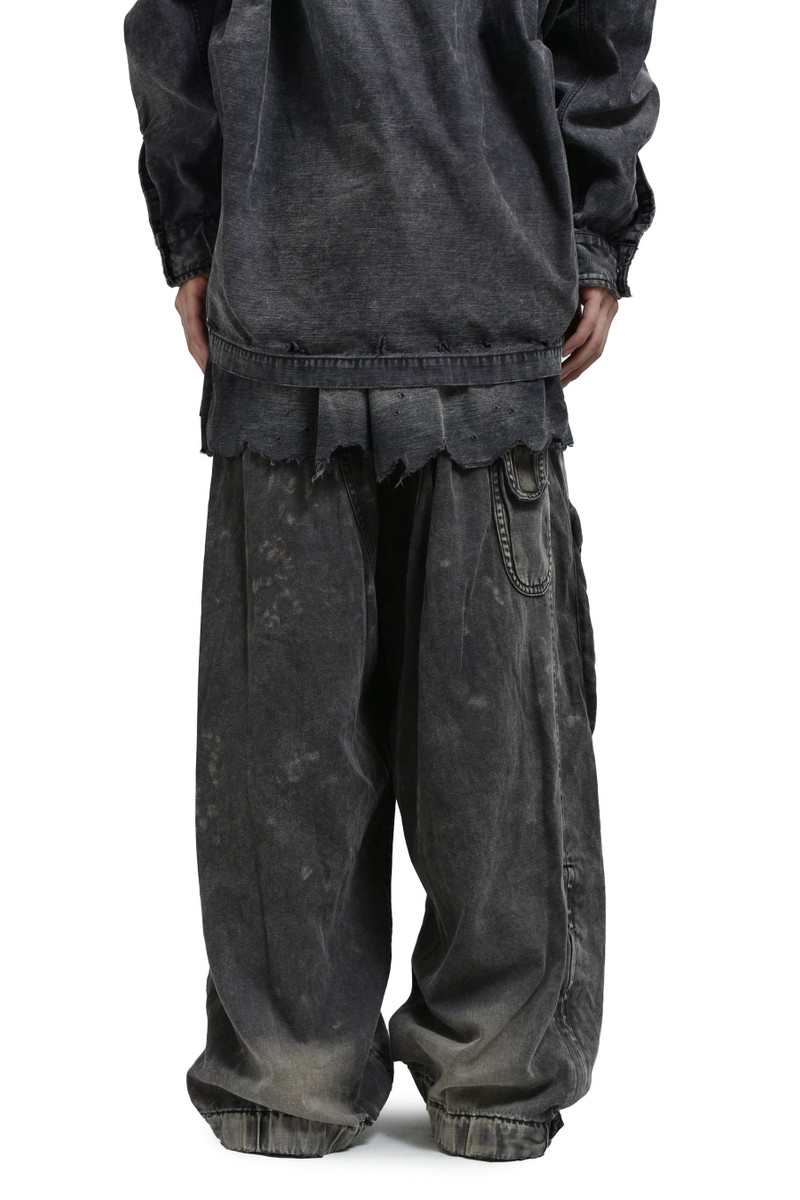 Maison MIHARAYASUHIRO WAIST LAYERD FLIGHT PANTS / BLK outlook