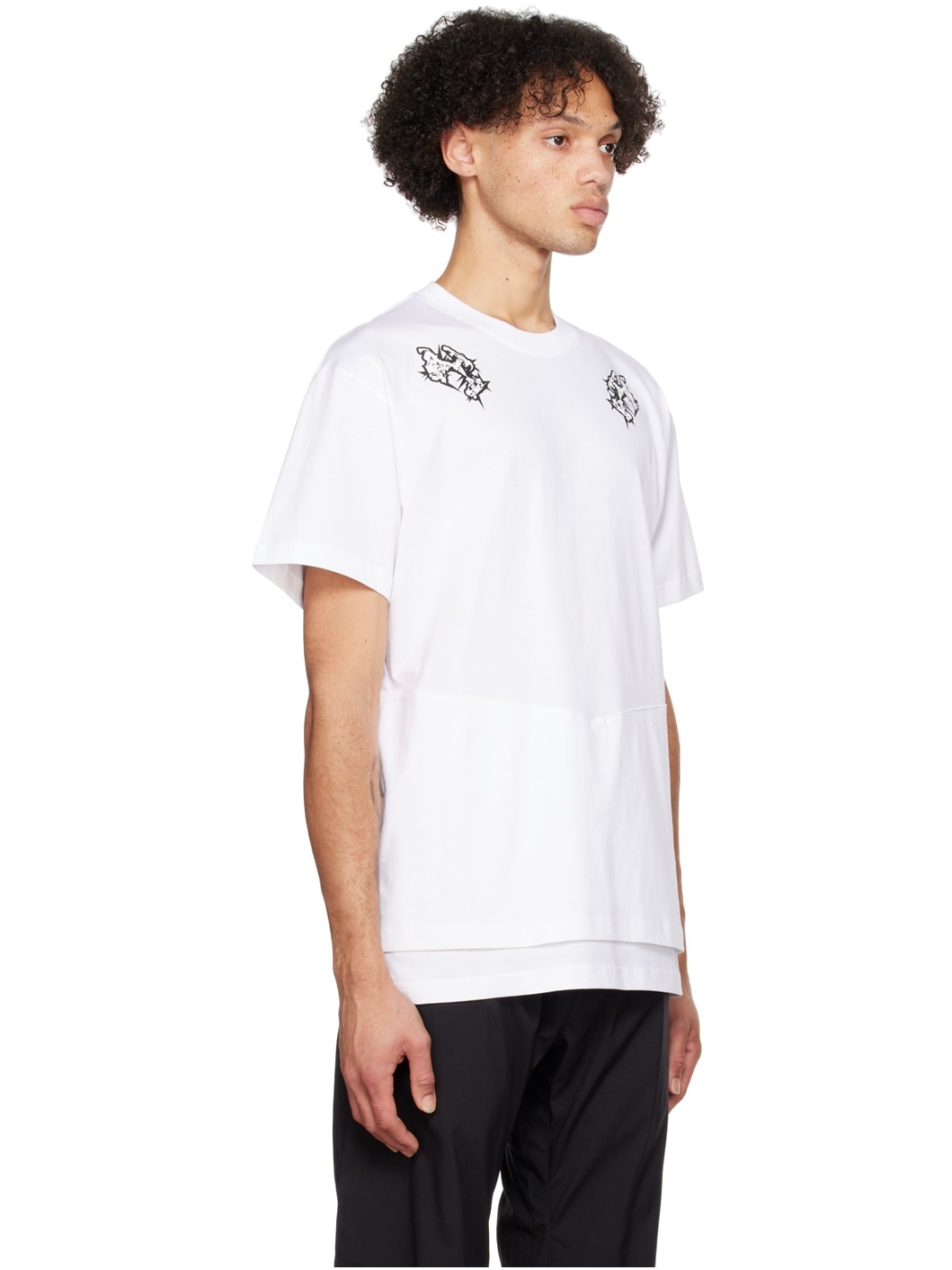 White Layered T-Shirt - 2