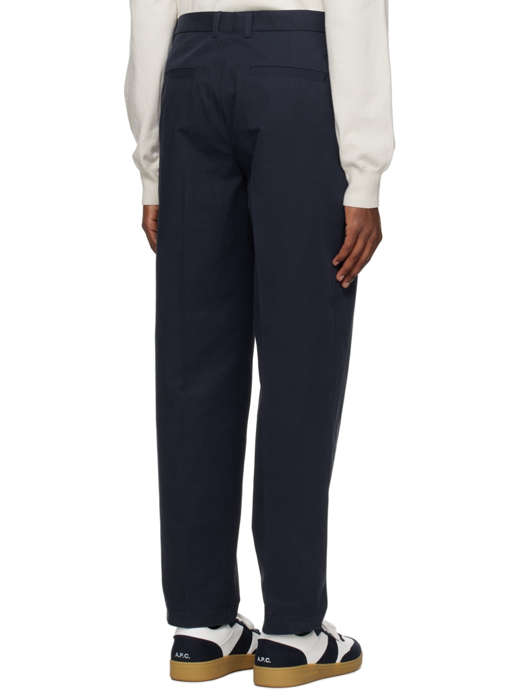 Navy Massimo Trousers - 3