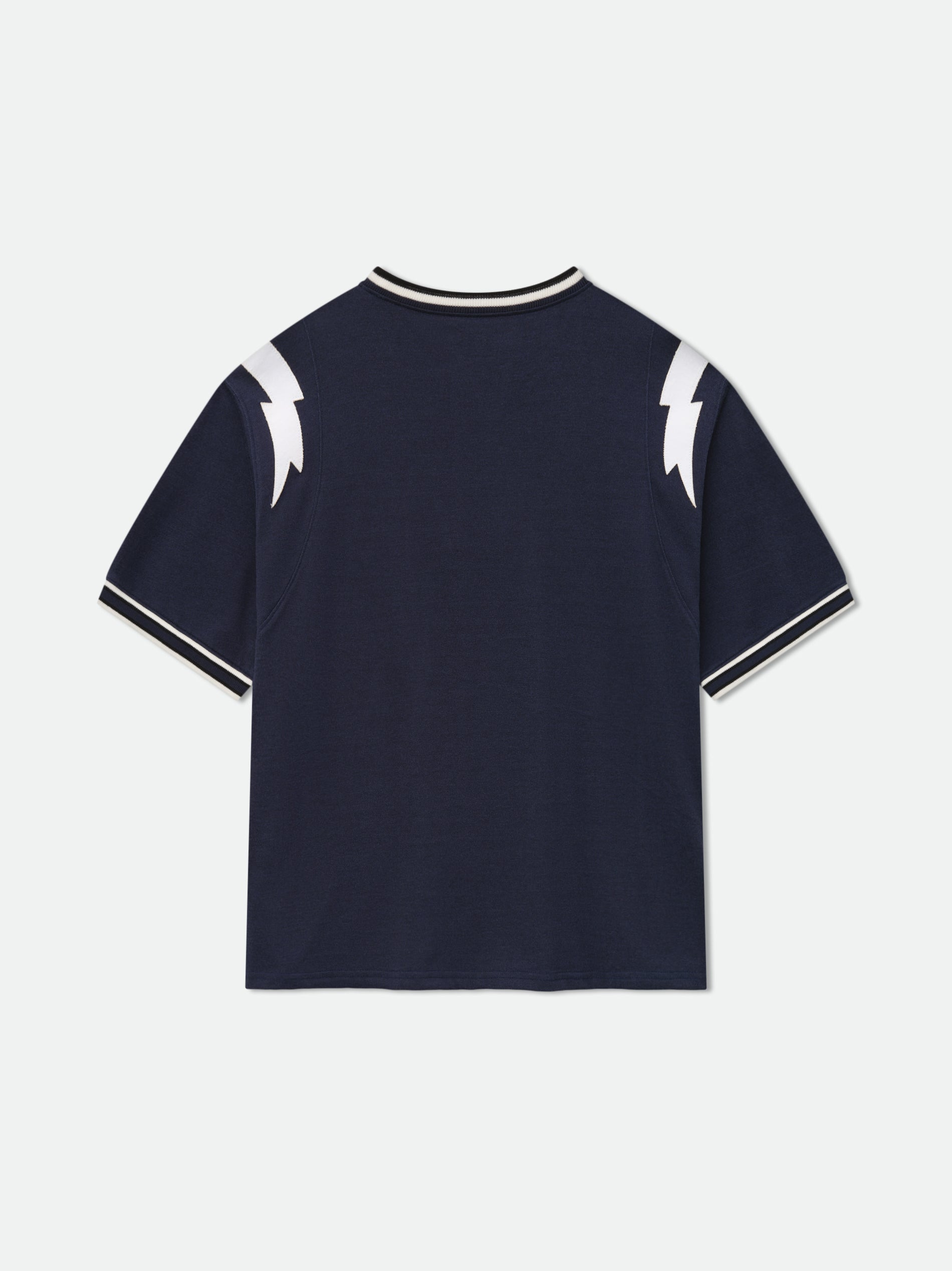 RHUDE LIGHTNING RINGER JERSEY TEE - 3