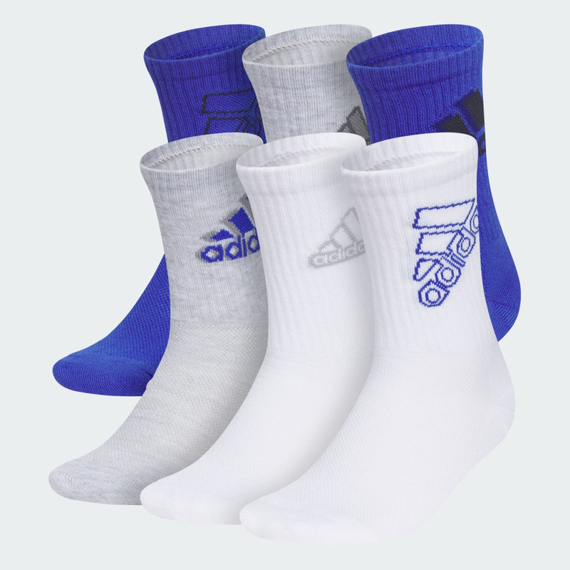 Cushioned Mixed 2.0 6-Pack Crew Socks Kids 1