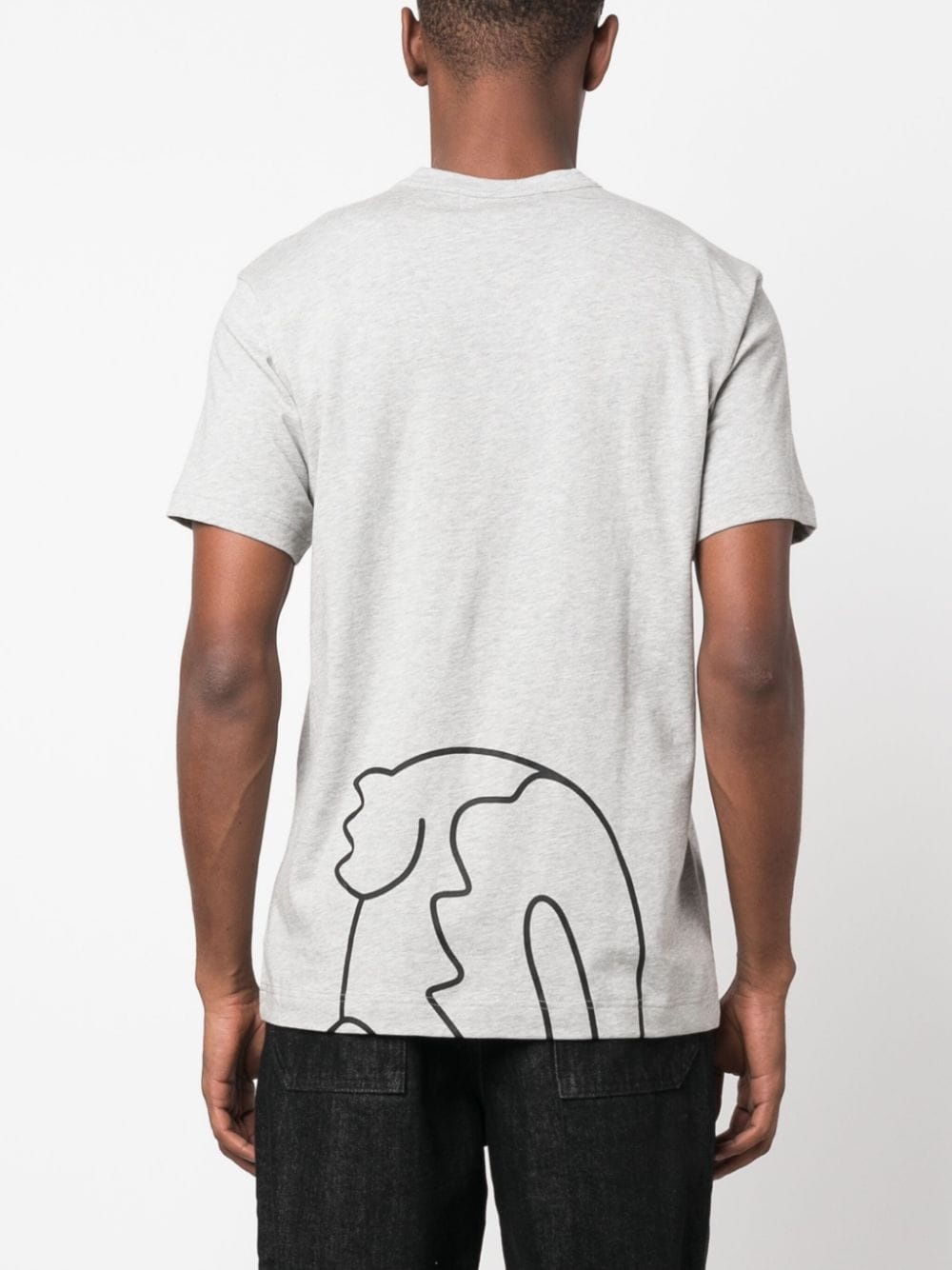 x Lacoste logo-patch cotton T-shirt - 4
