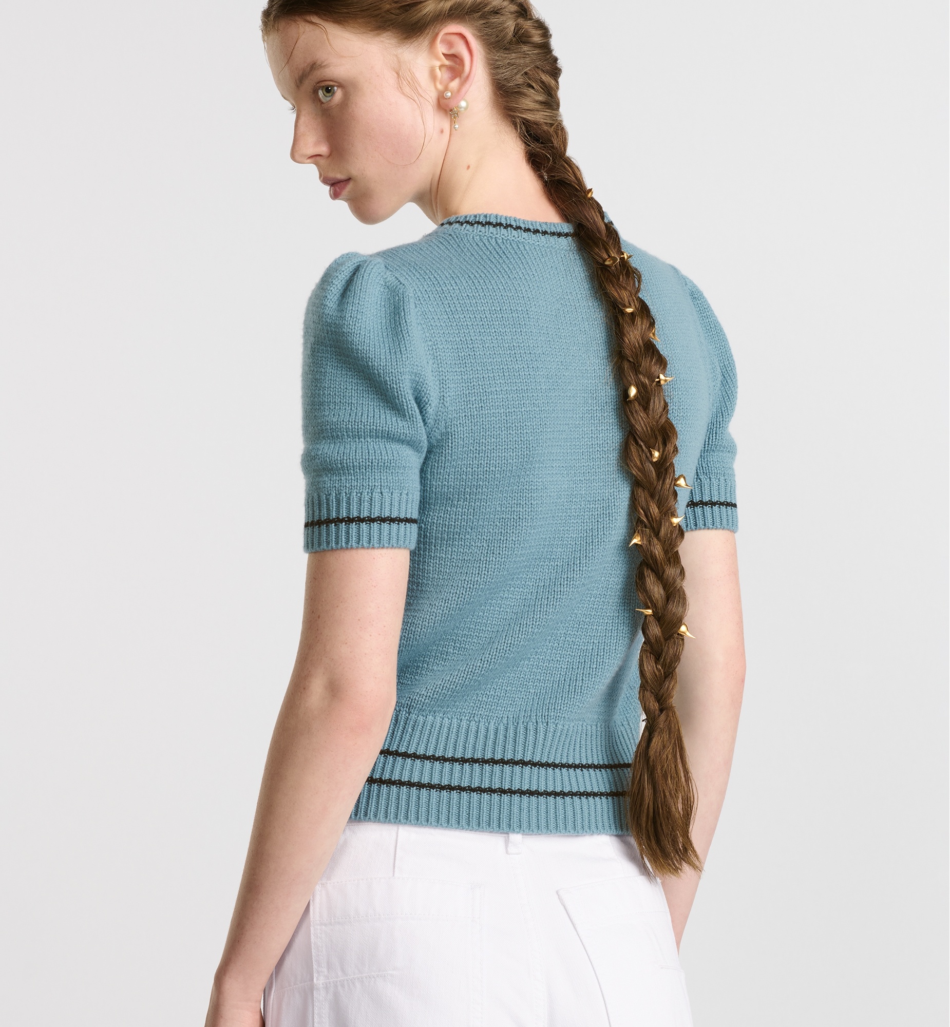 Short-Sleeved Sweater - 3