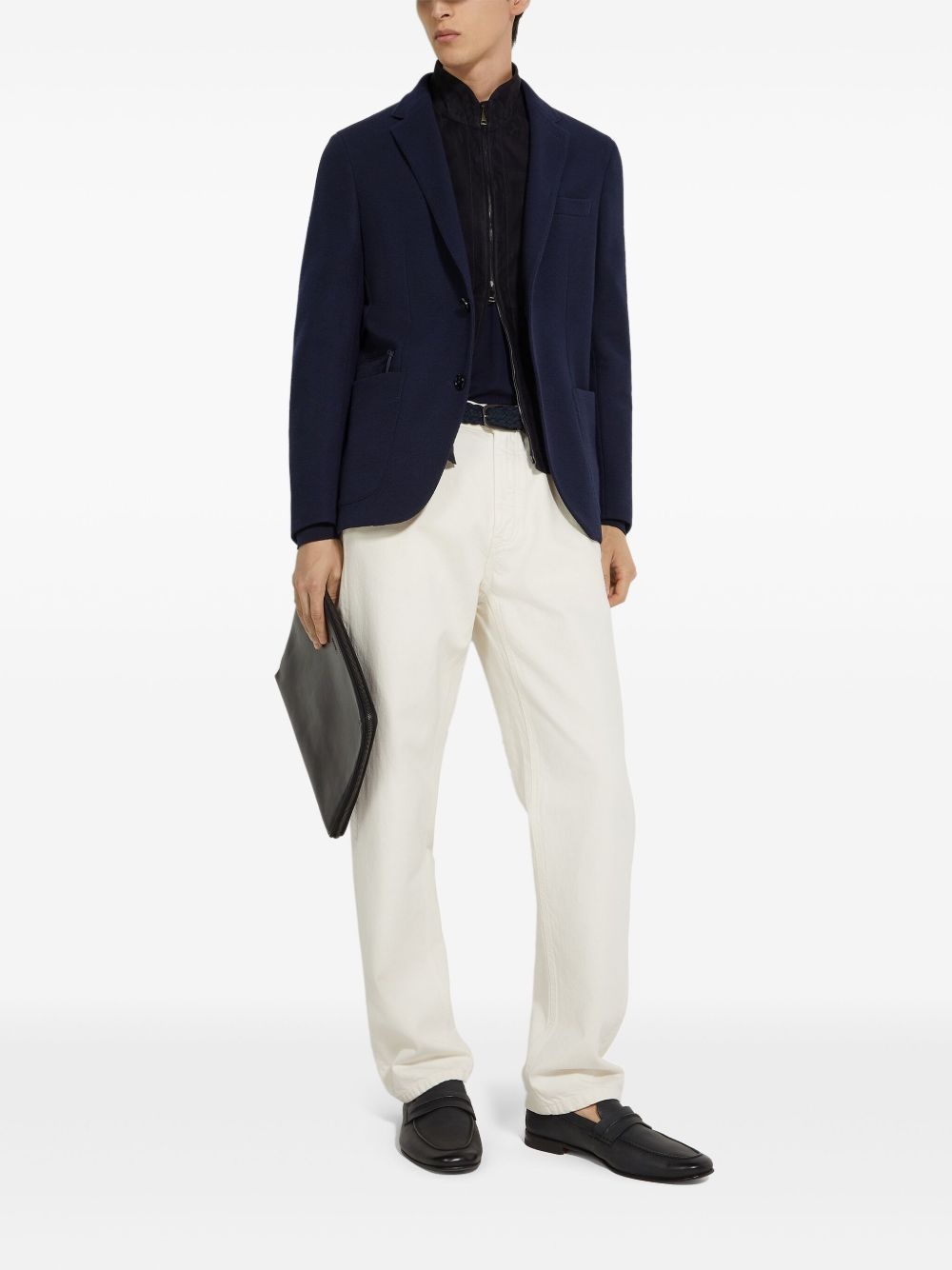 layered blazer - 2