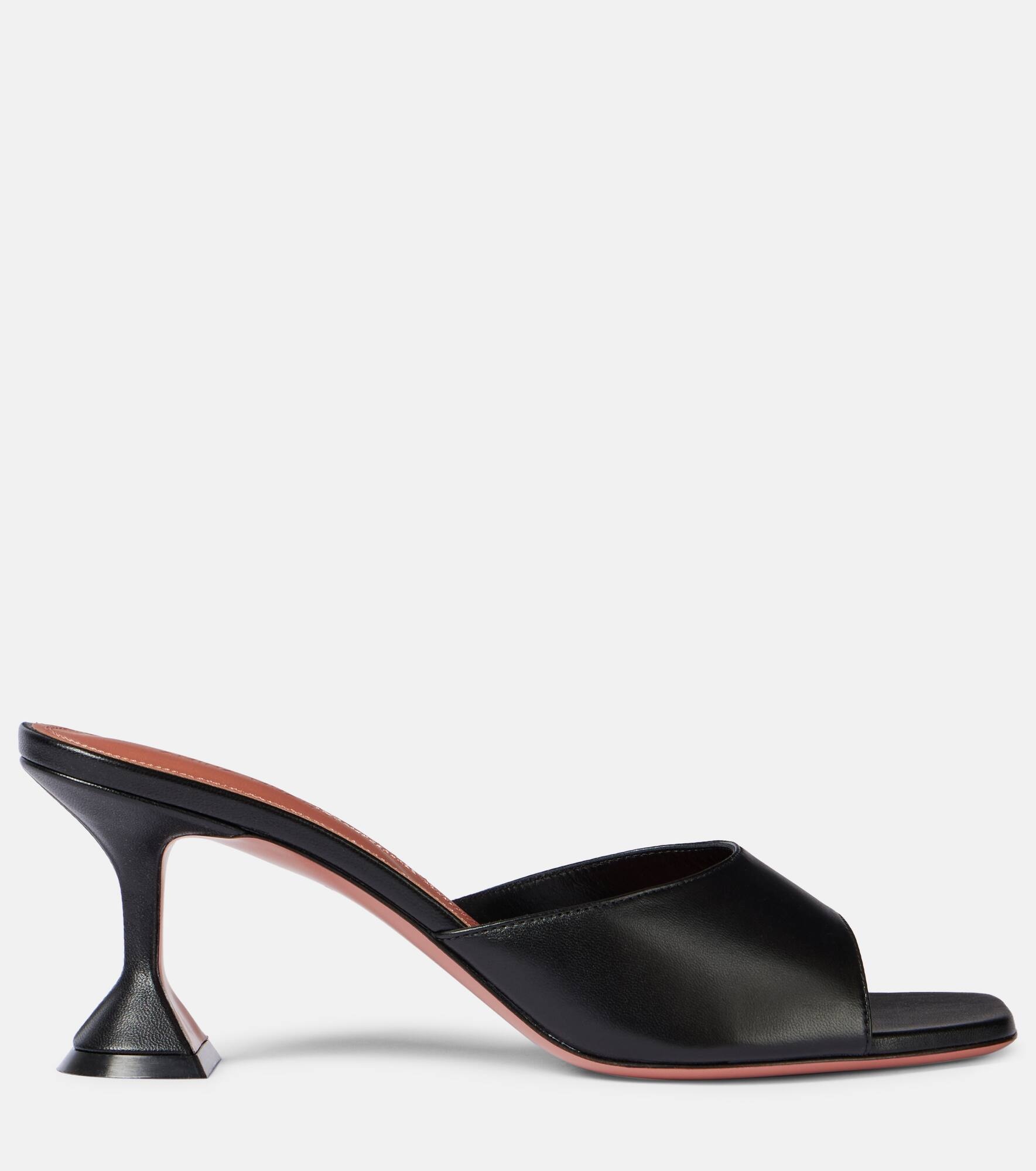 Lupita 70 leather mules - 4