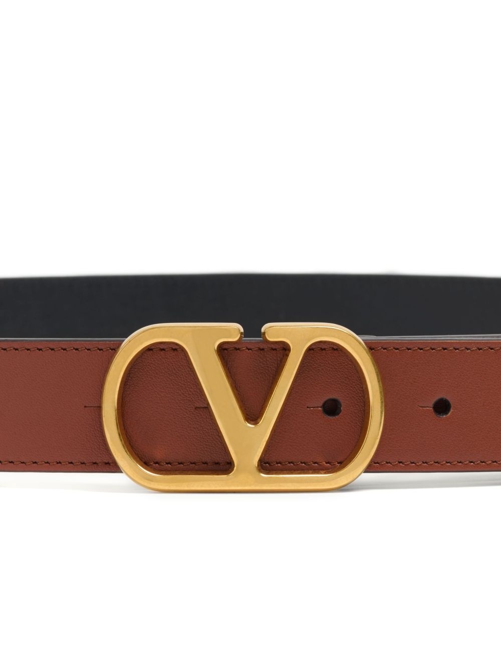 logo-buckle belt - 2
