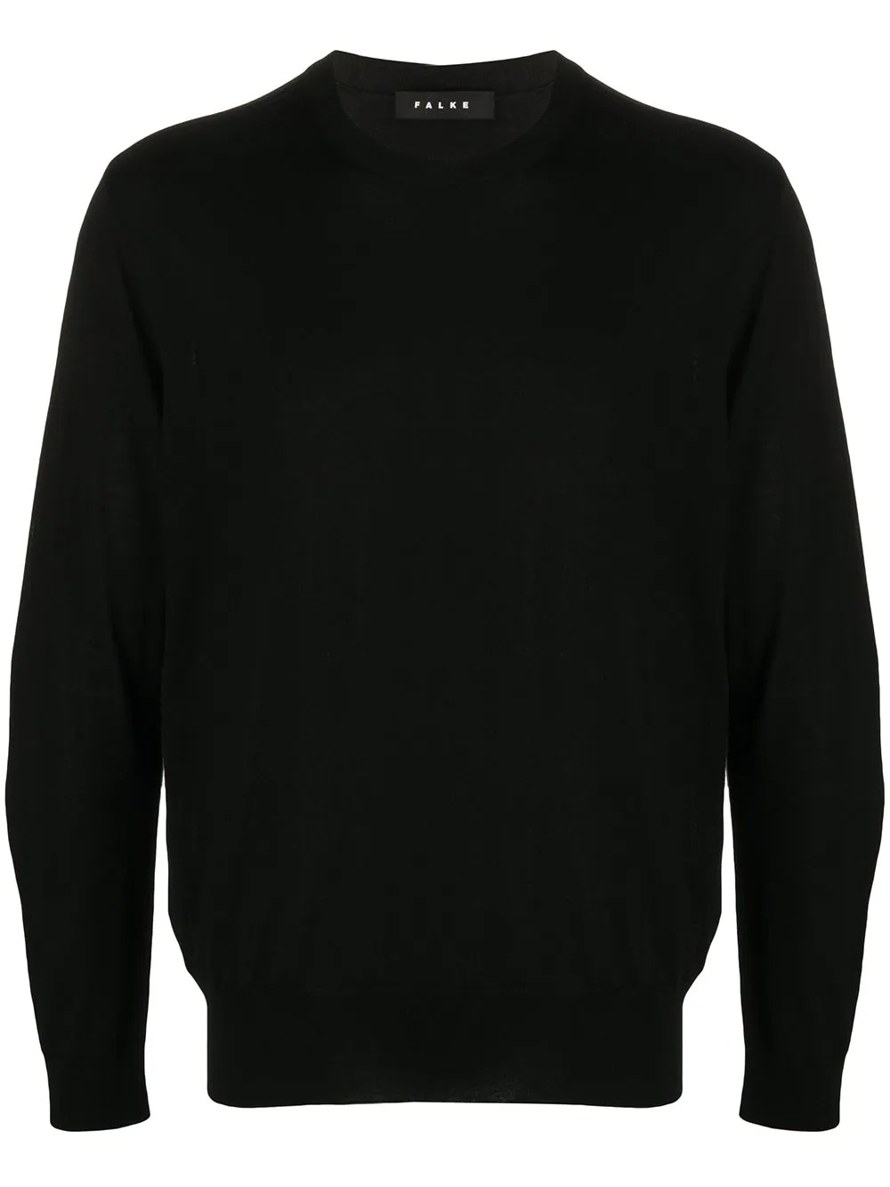 round neck wool sweatshirt - 1