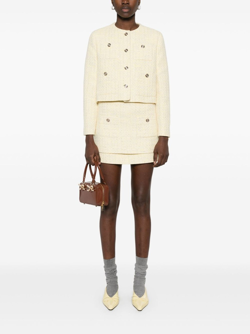 maje tweed mini skirt outlook