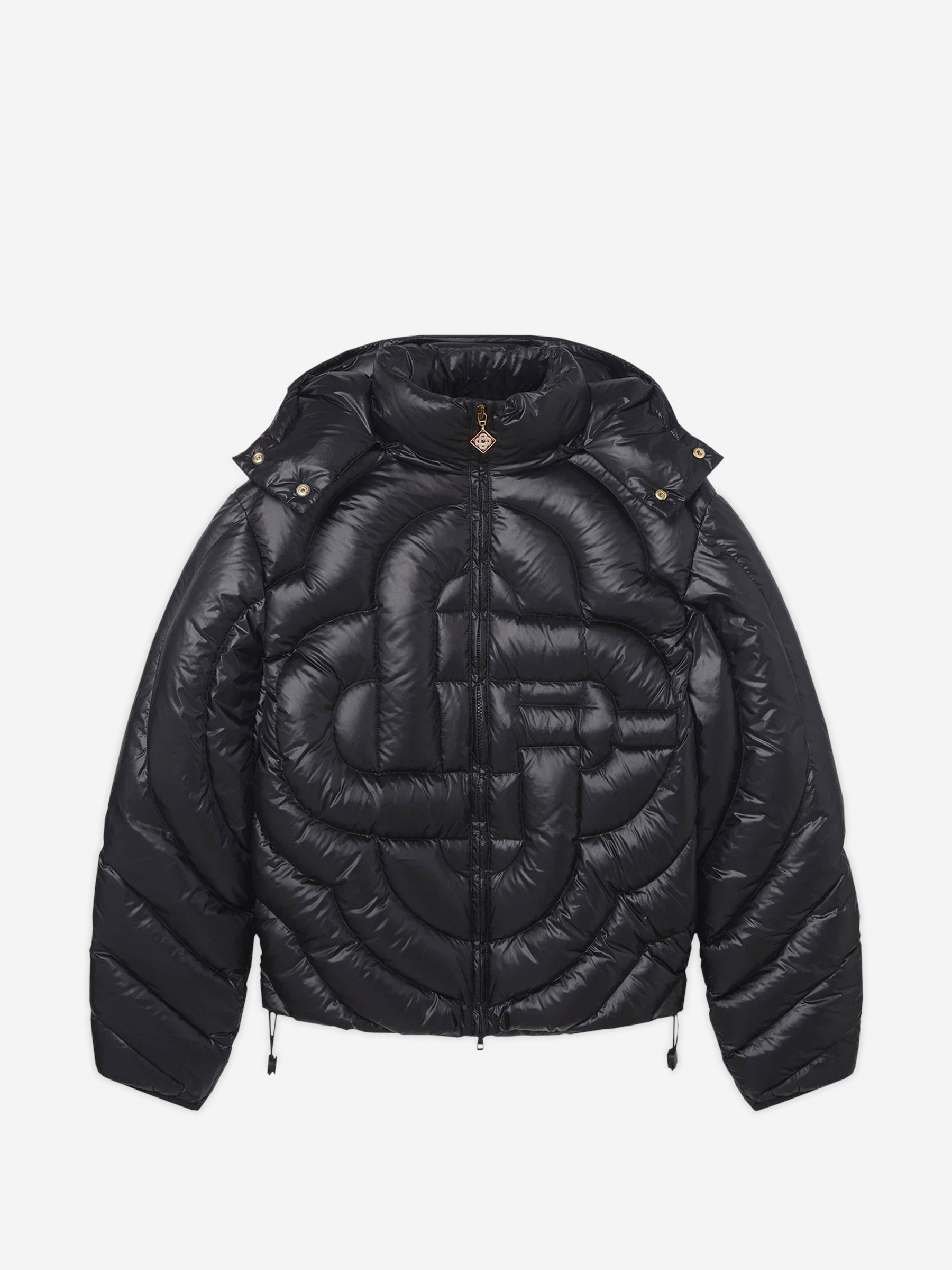 SHORT LOGO PUFFER - 1