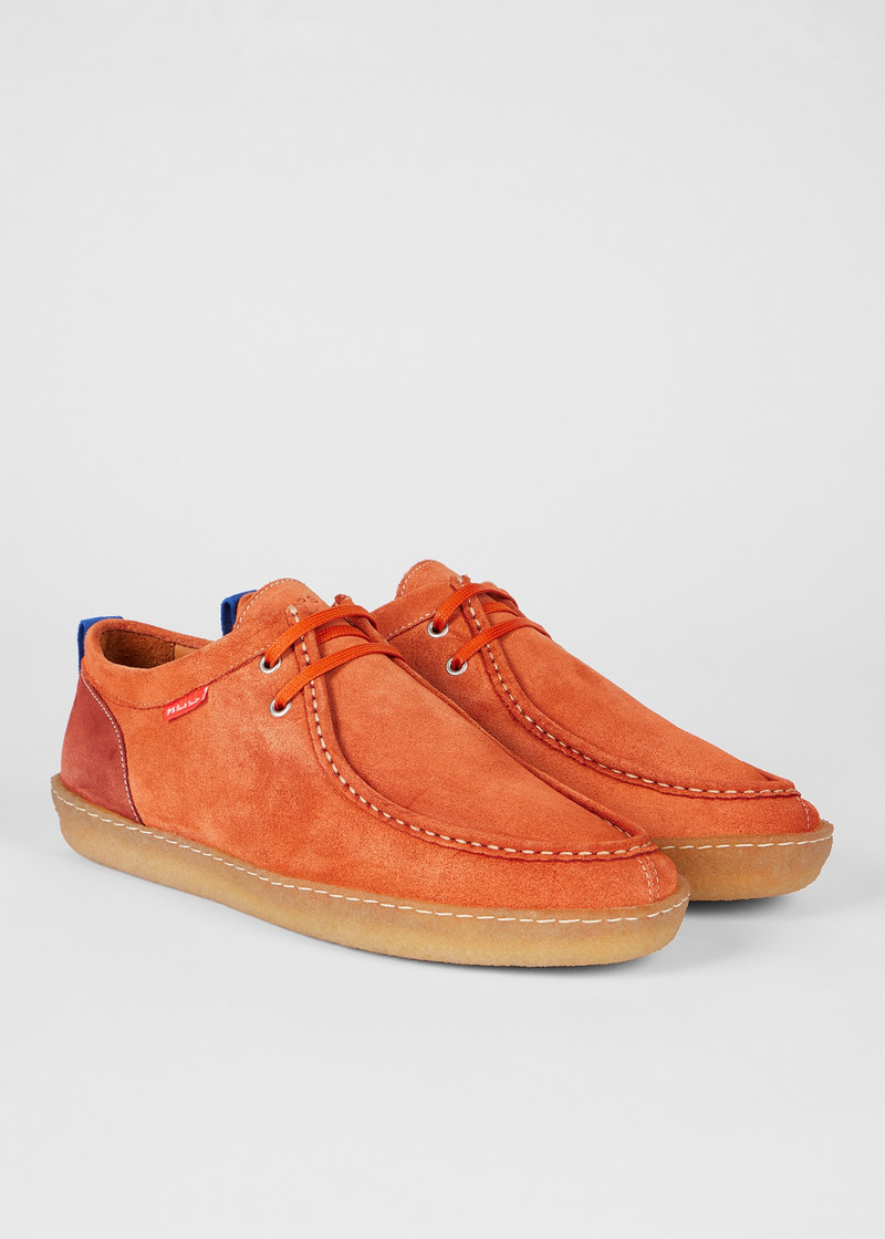 Orange Suede 'Buster' Shoes 3