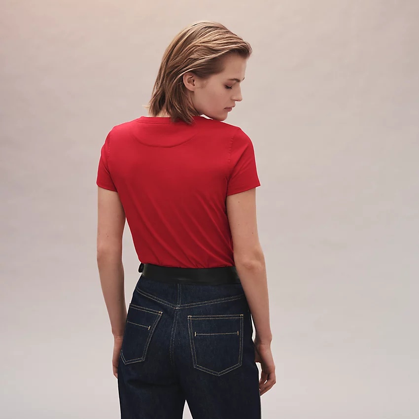 Micro embroidered pocket t-shirt - 3