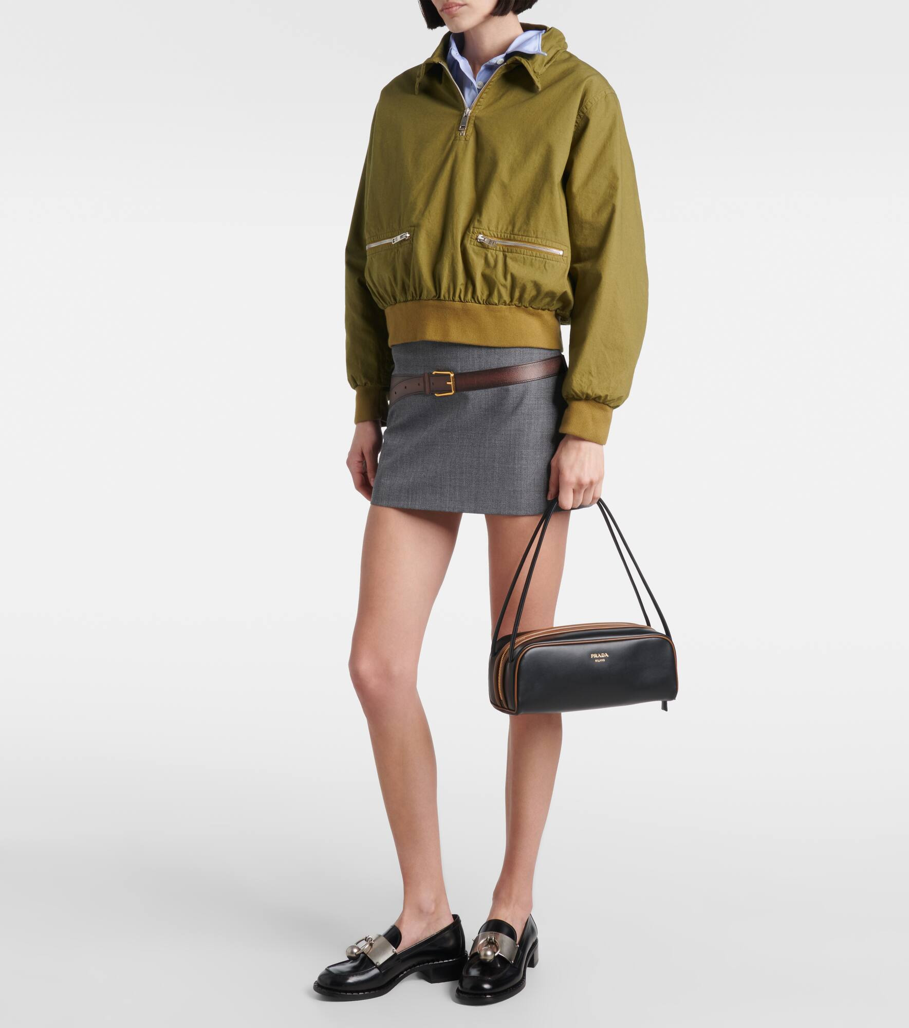 Prada Swing Small leather shoulder bag - 5