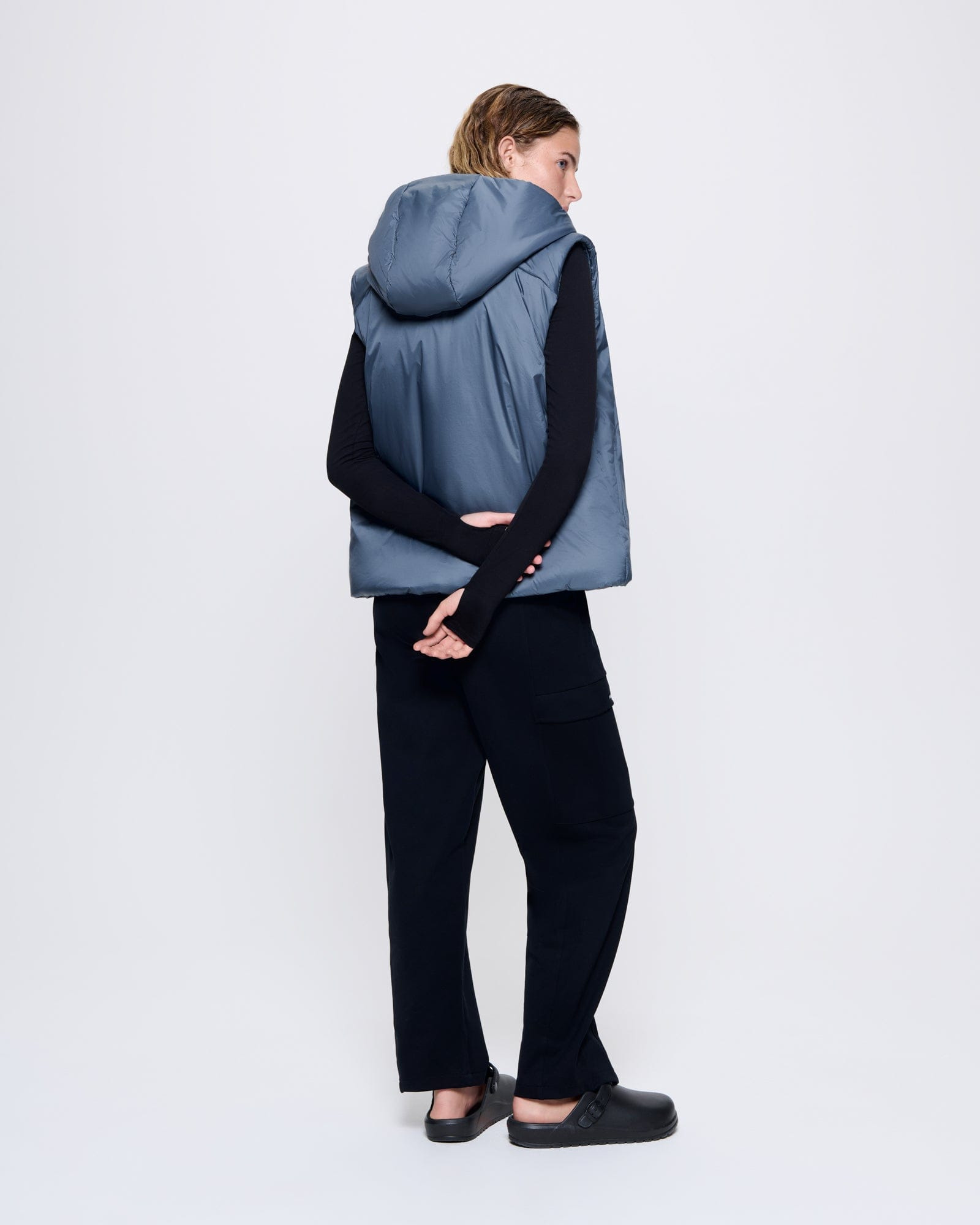Womens DNA Flower-Warmth Gilet - Atmosphere Grey - 5