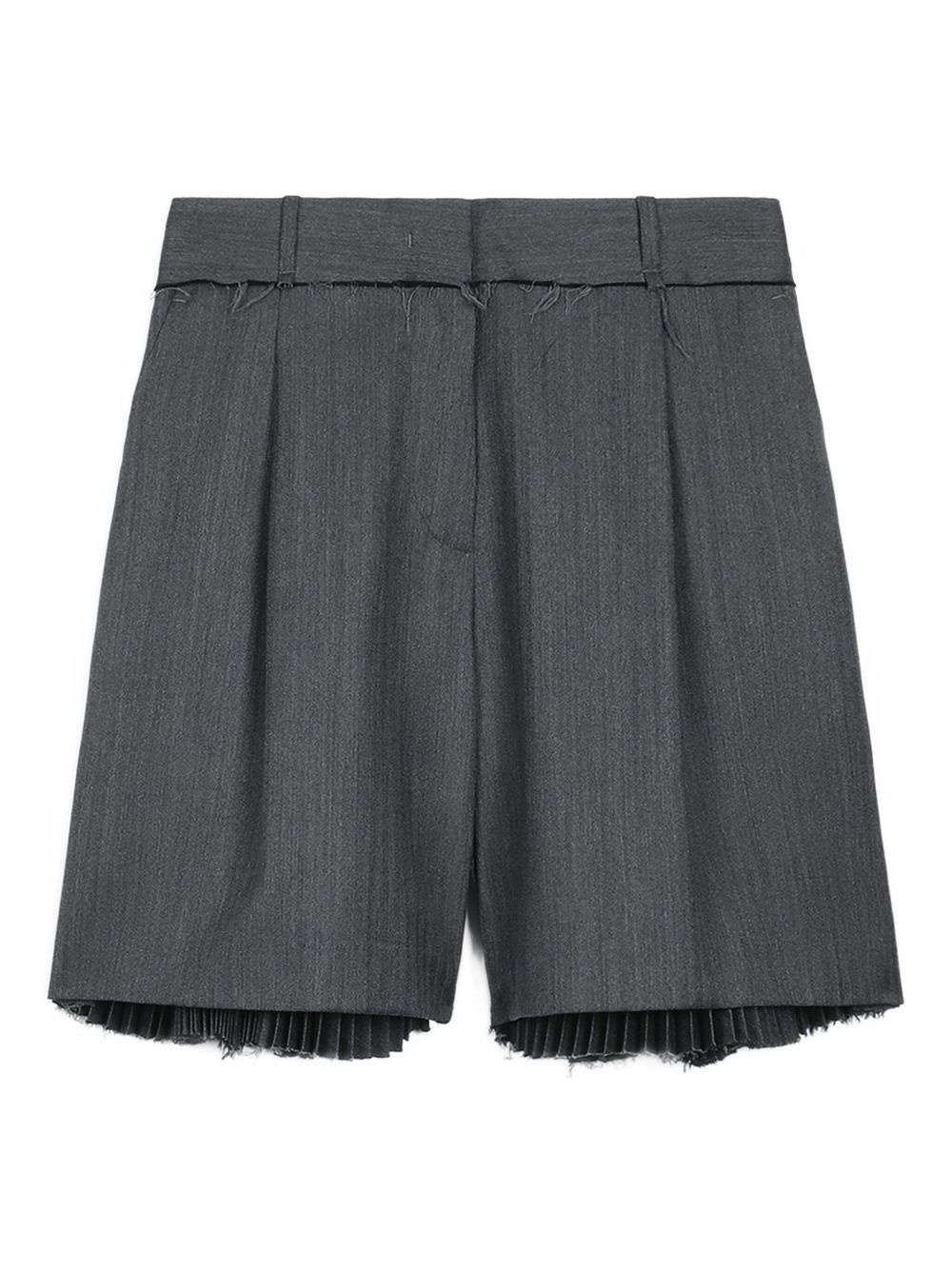 pleated shorts - 1
