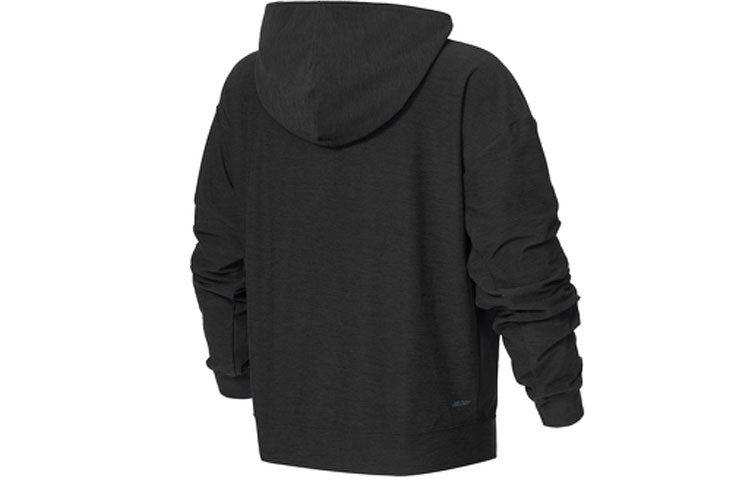 (WMNS) New Balance Sport Spacedye Hoodie 'Black' WT21450-BKH - 2
