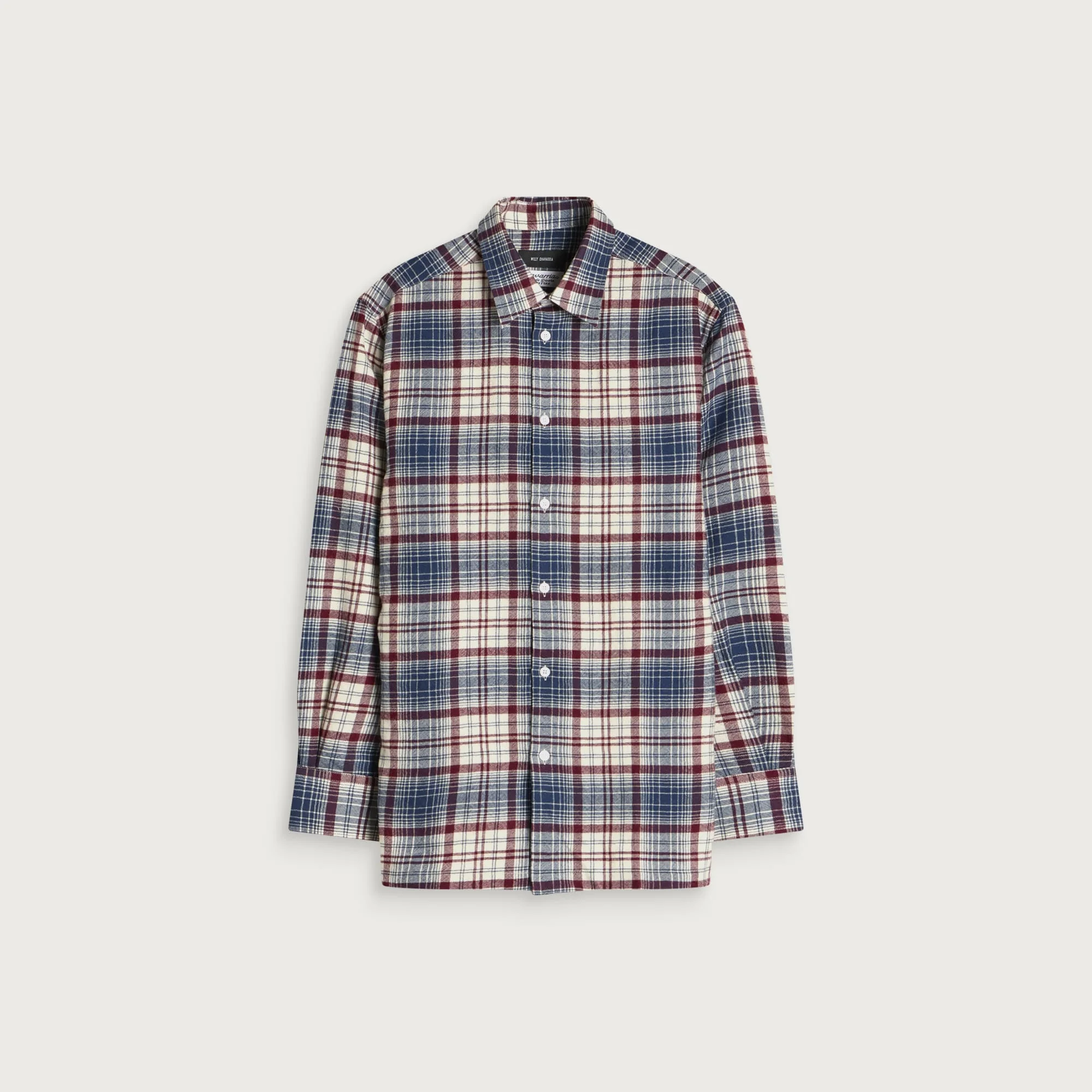 Willy Chavarria Wool Check Shirt - 1